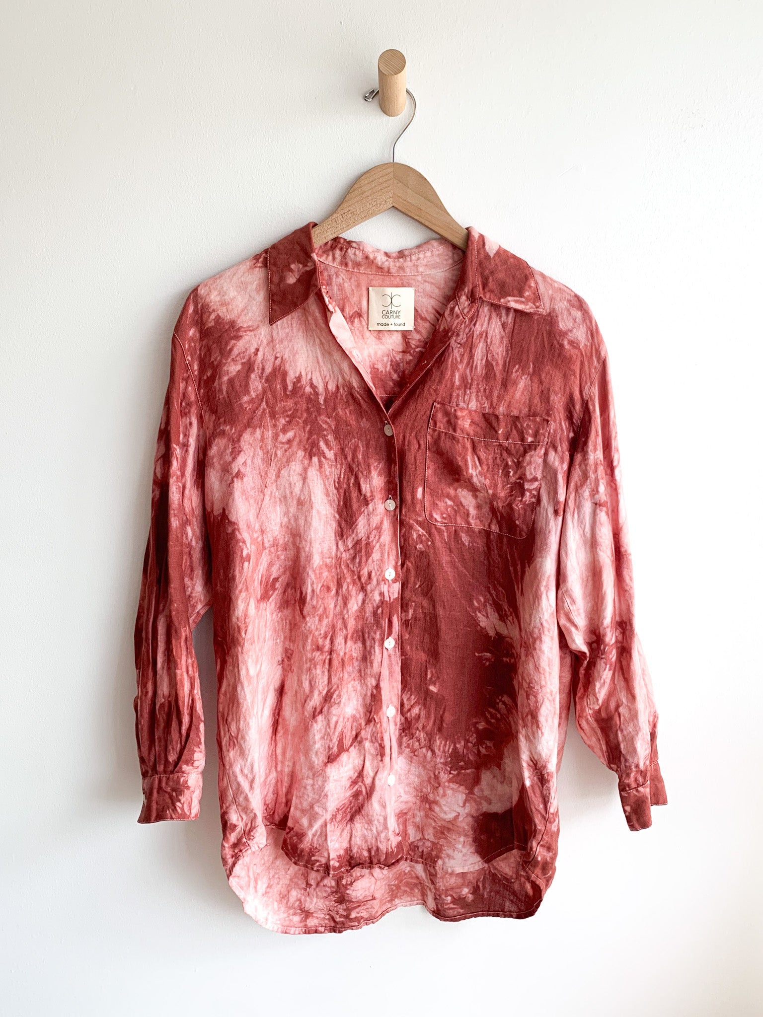 Hand Dyed Linen Shirt