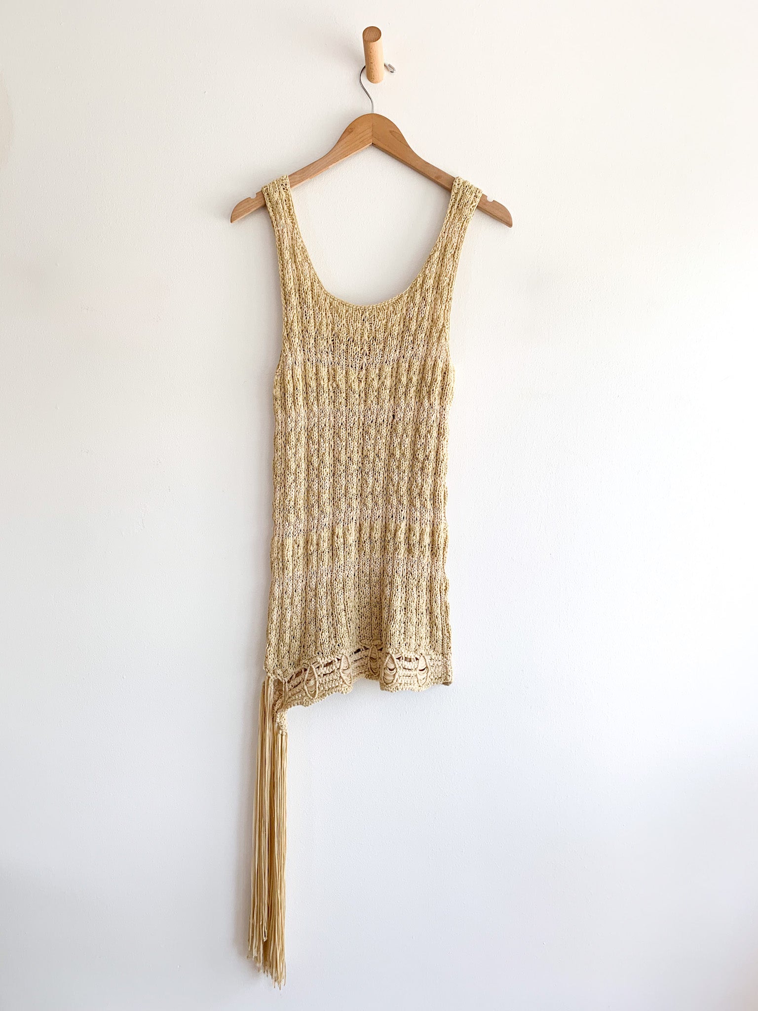 DKNY City Neutral Knit Tank Top