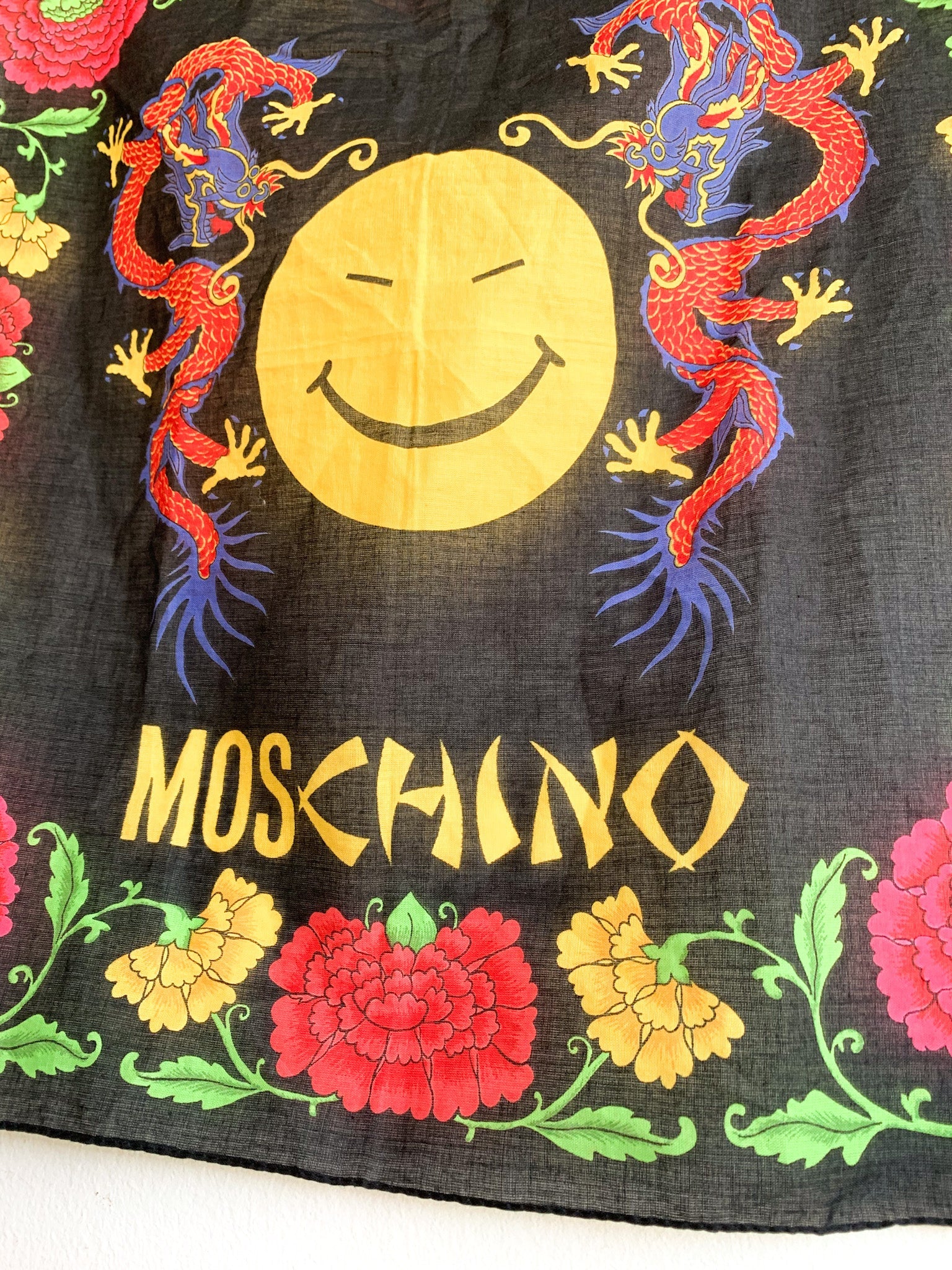 Moschino Smiley Face Bandana