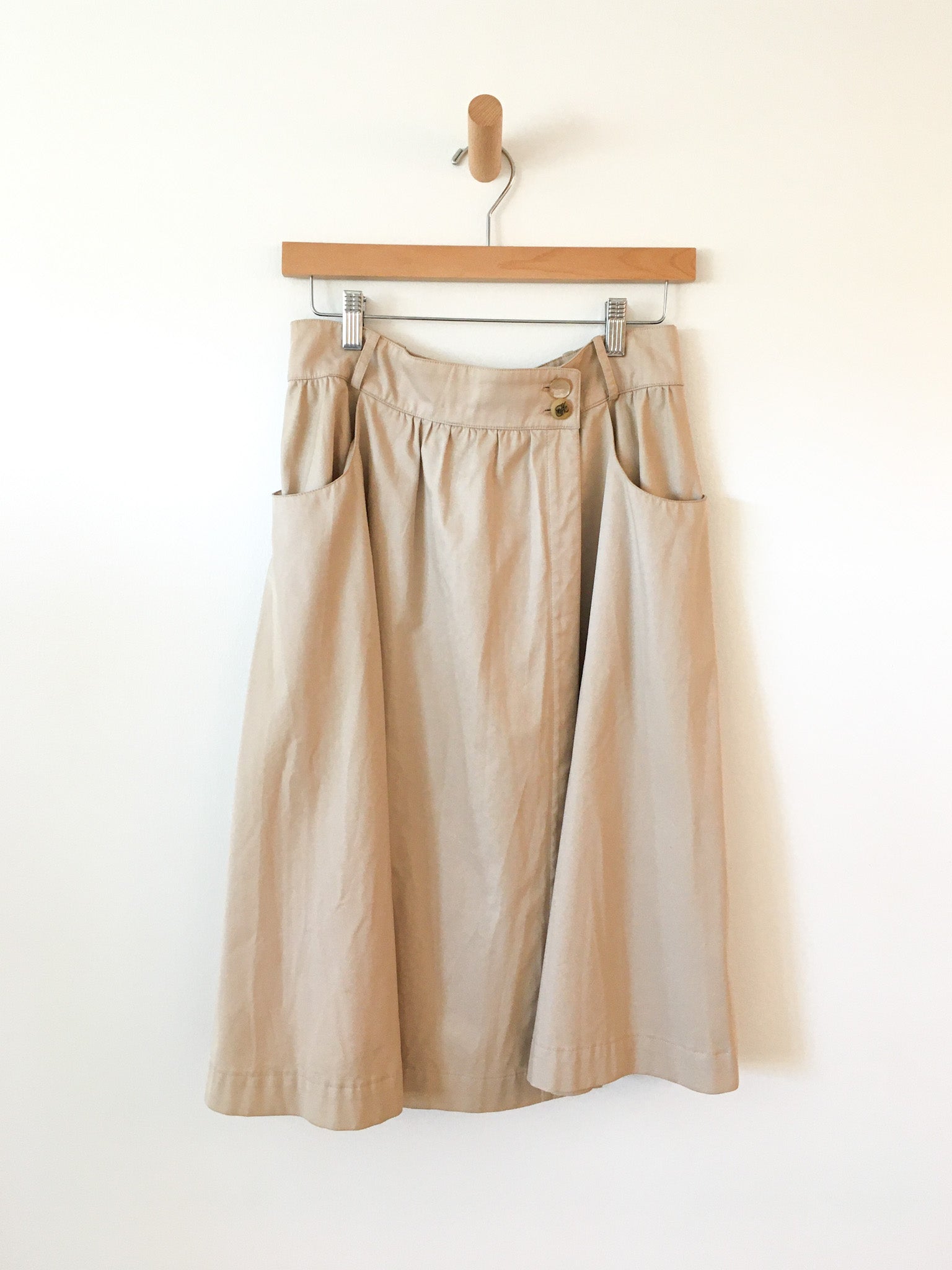 Hermès Khaki Marseille Skirt