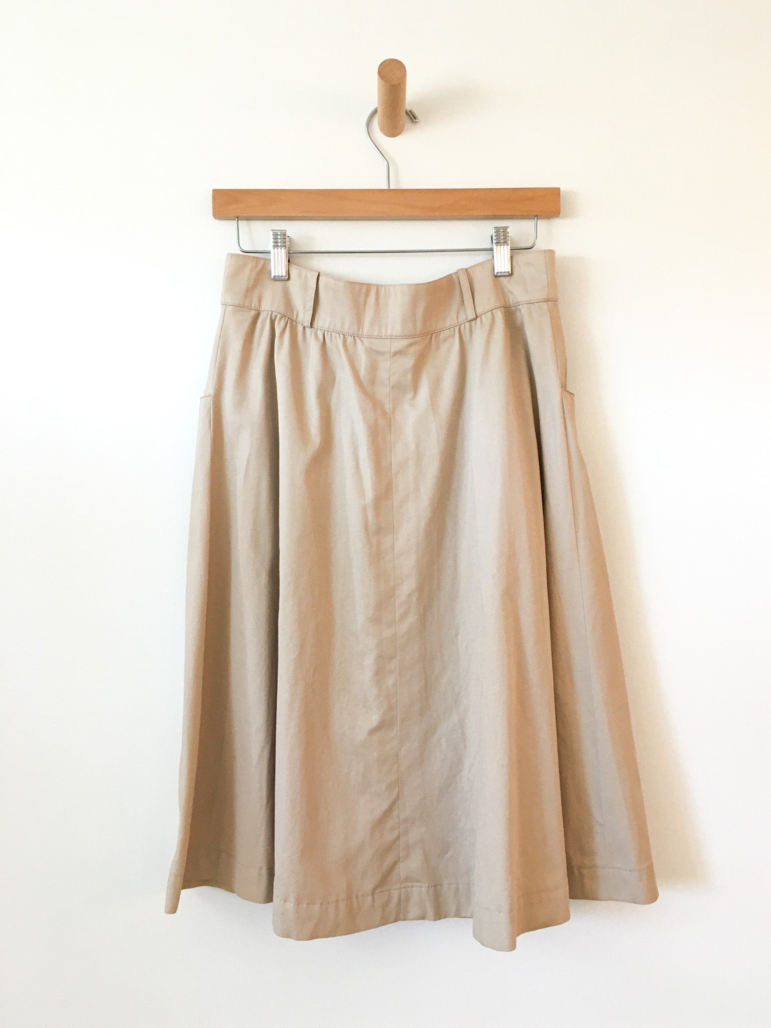 Hermès Khaki Marseille Skirt