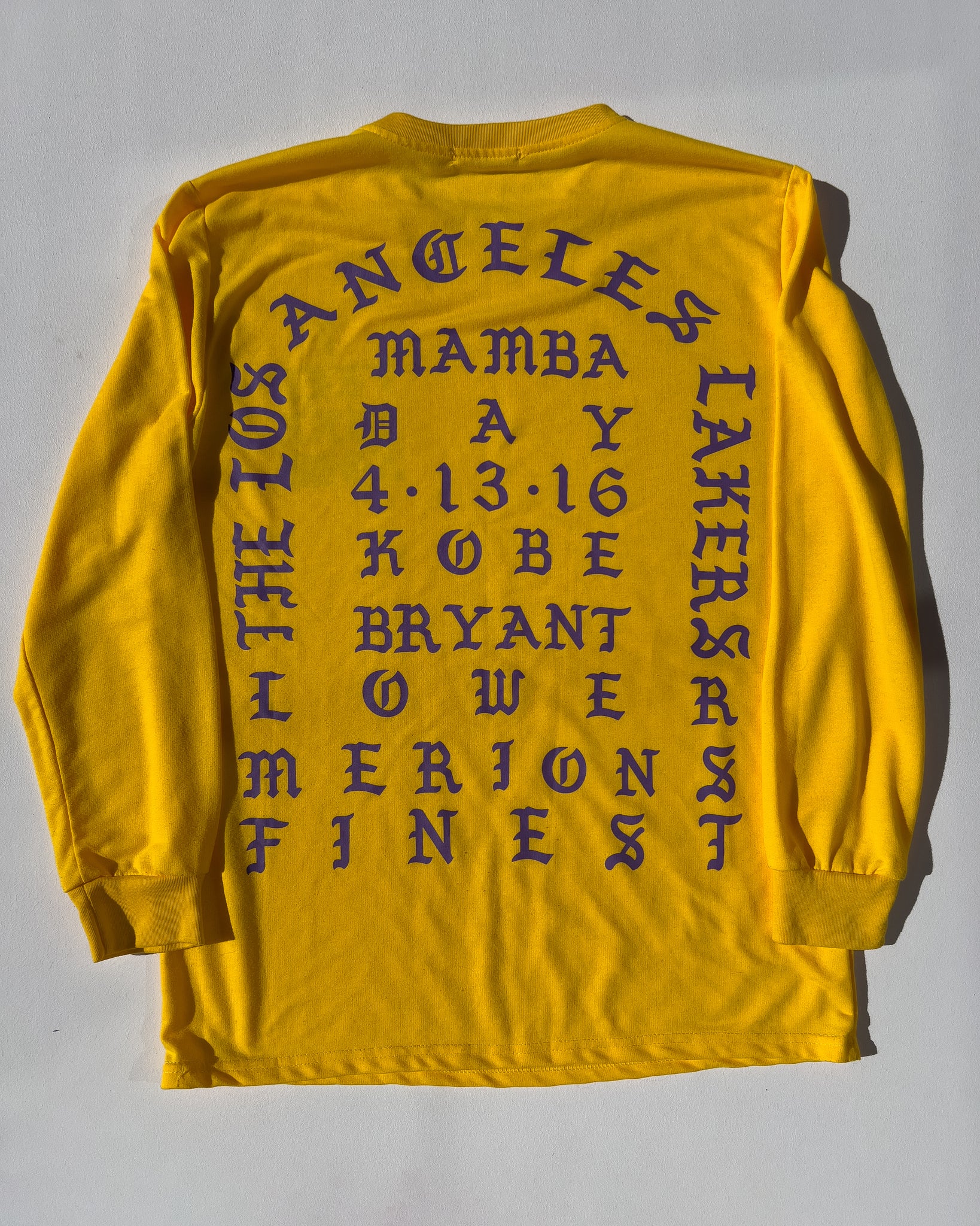 KANYE WEST X KOBE BRYANT "I FEEL LIKE KOBE" MAMBA DAY TEE