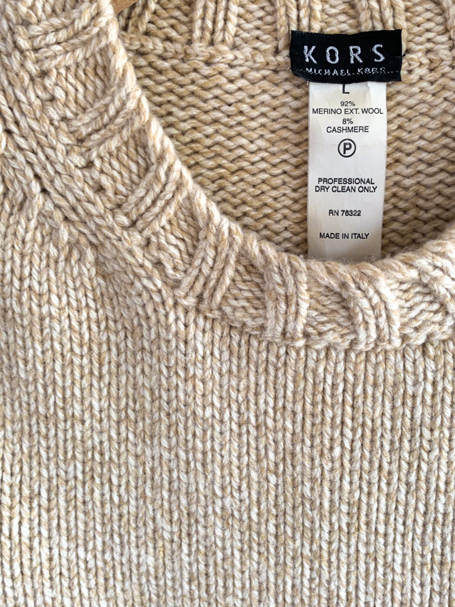 Kors Cashmere Blend Italy Sweater