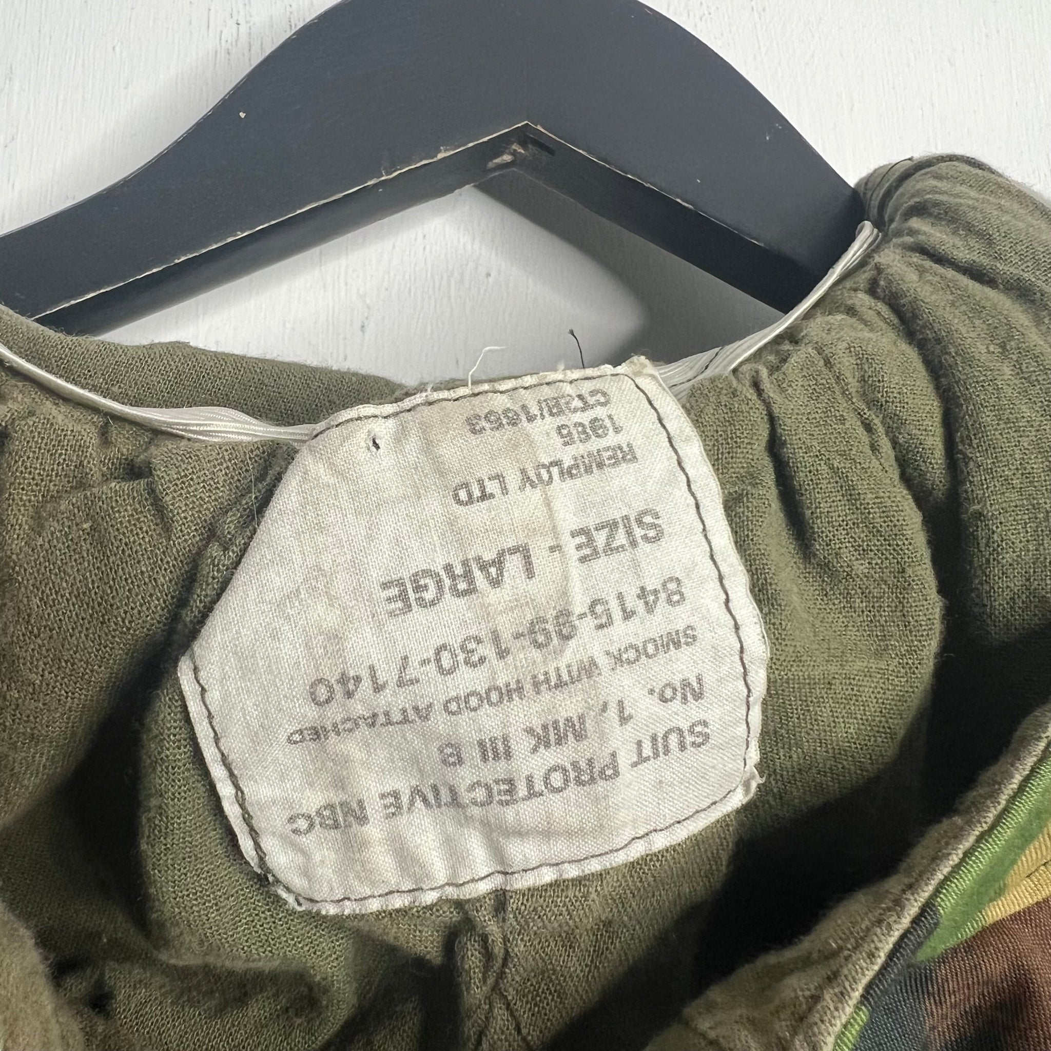 Reversible European Military Camo Smock - 1985