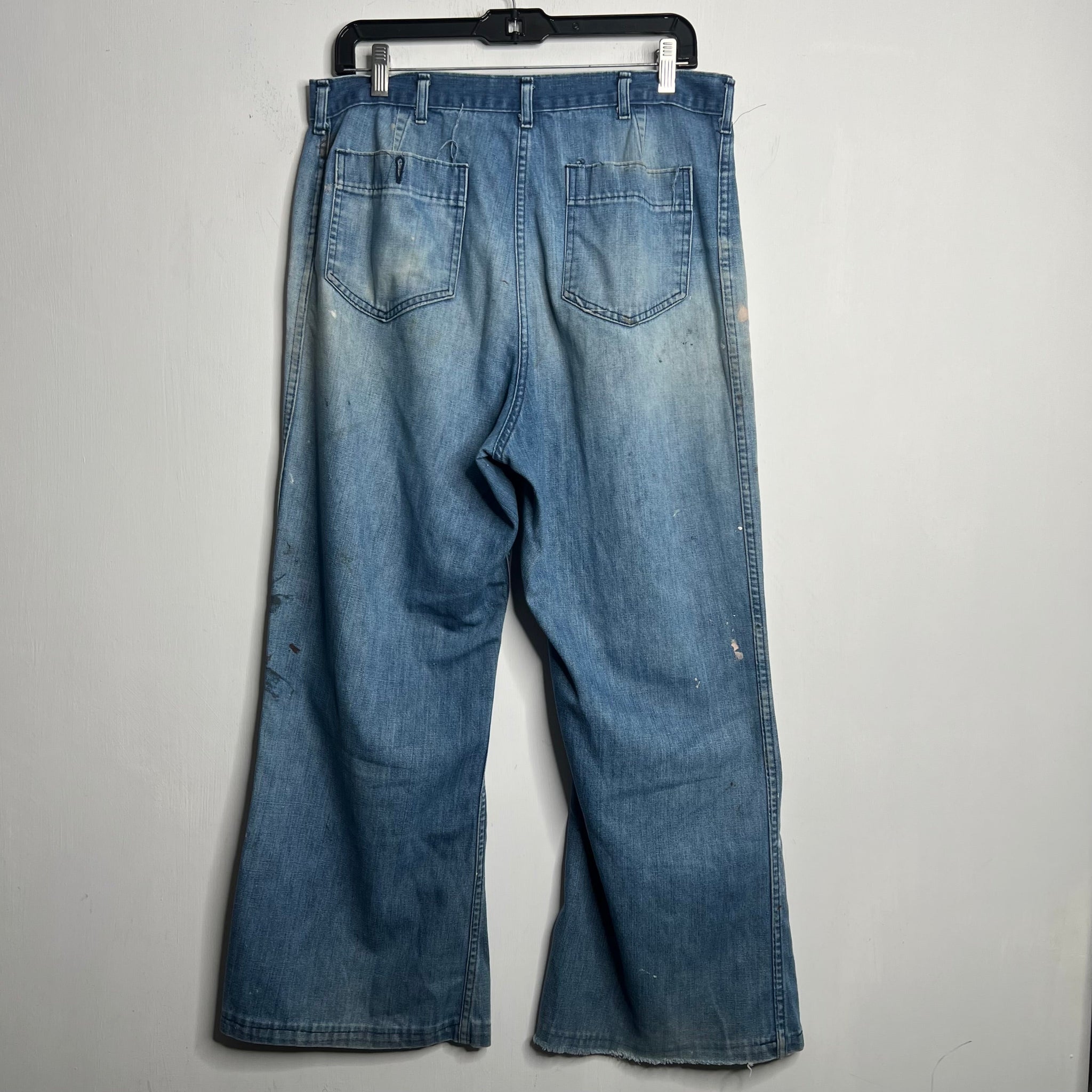 Perfectly Thrashed Flared Jeans - 1960s