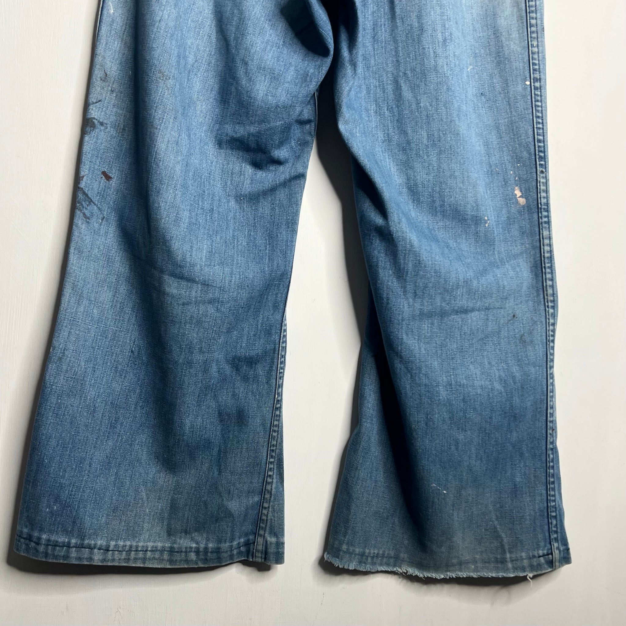 Perfectly Thrashed Flared Jeans - 1960s