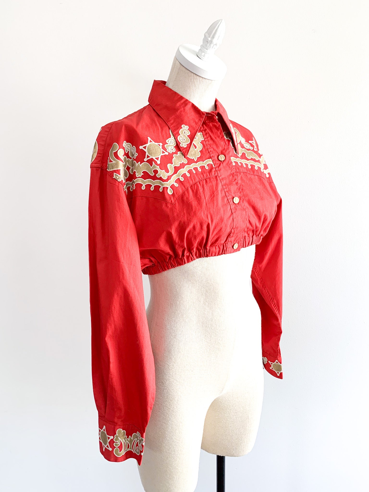 1989 Gaultier Cropped Money Top