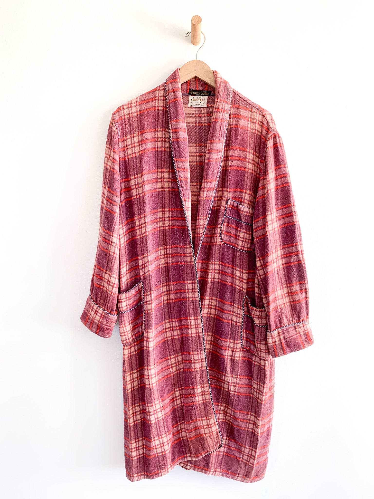 1940's Beacon Plaid Robe/Duster