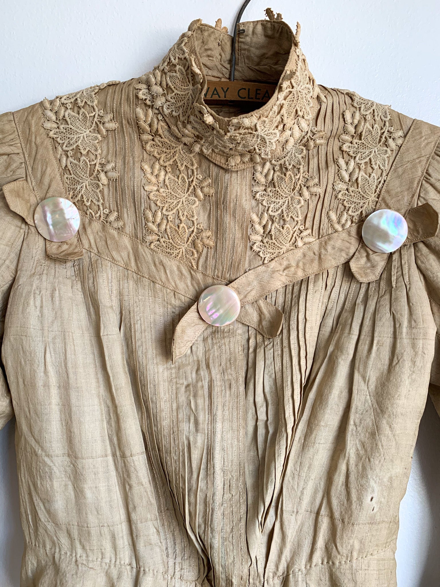 1900's Victorian Silk & Lace Blouse