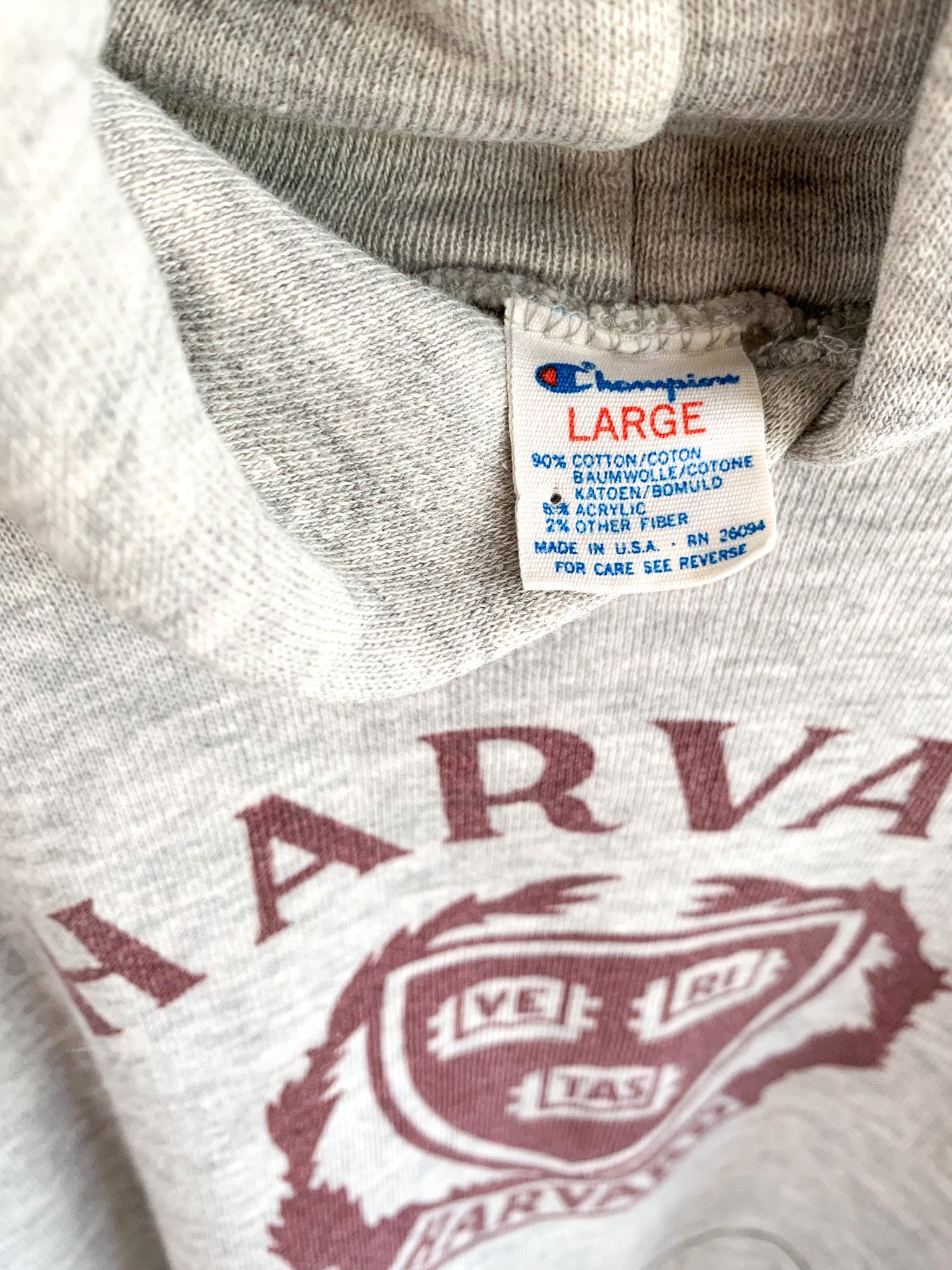 1980's Harvard Hoodie