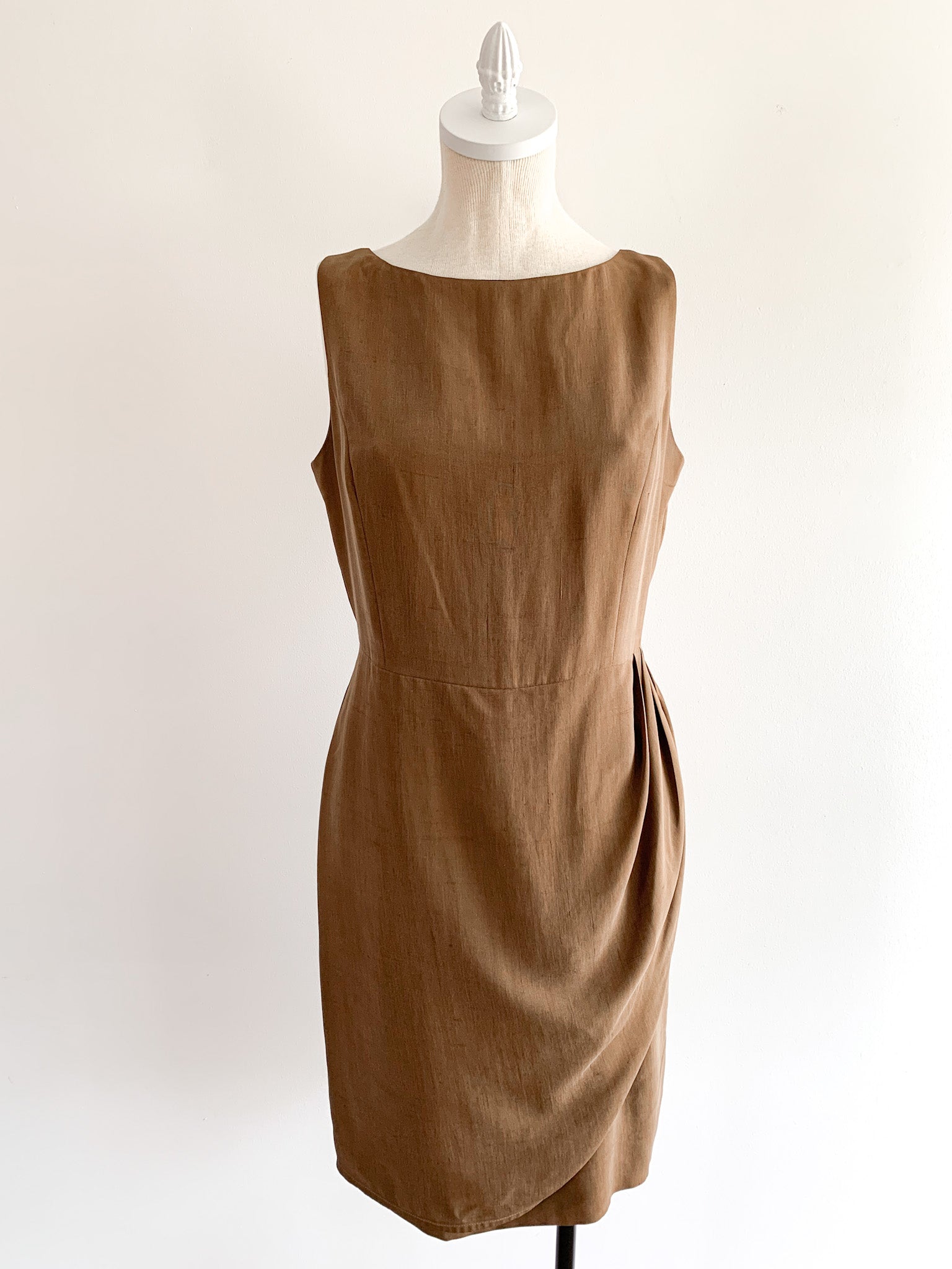 Valentino Sleeveless Draped Dress