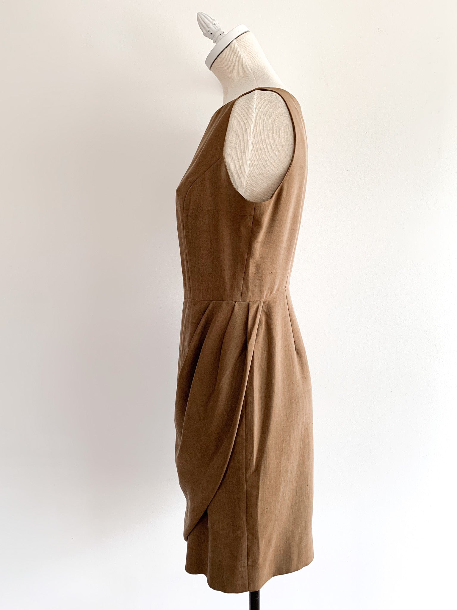 Valentino Sleeveless Draped Dress