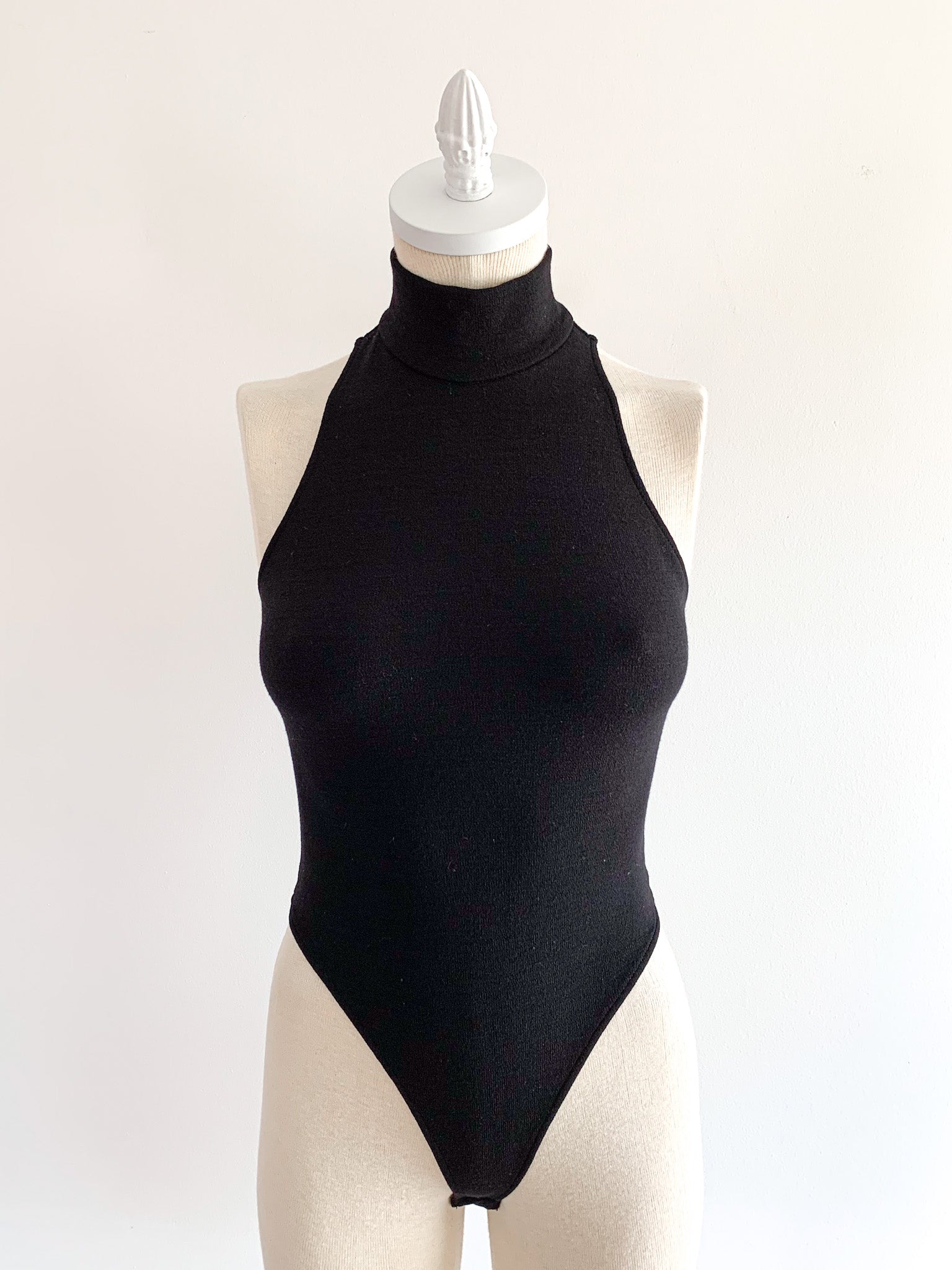 1980's Bebe High Neck Bodysuit