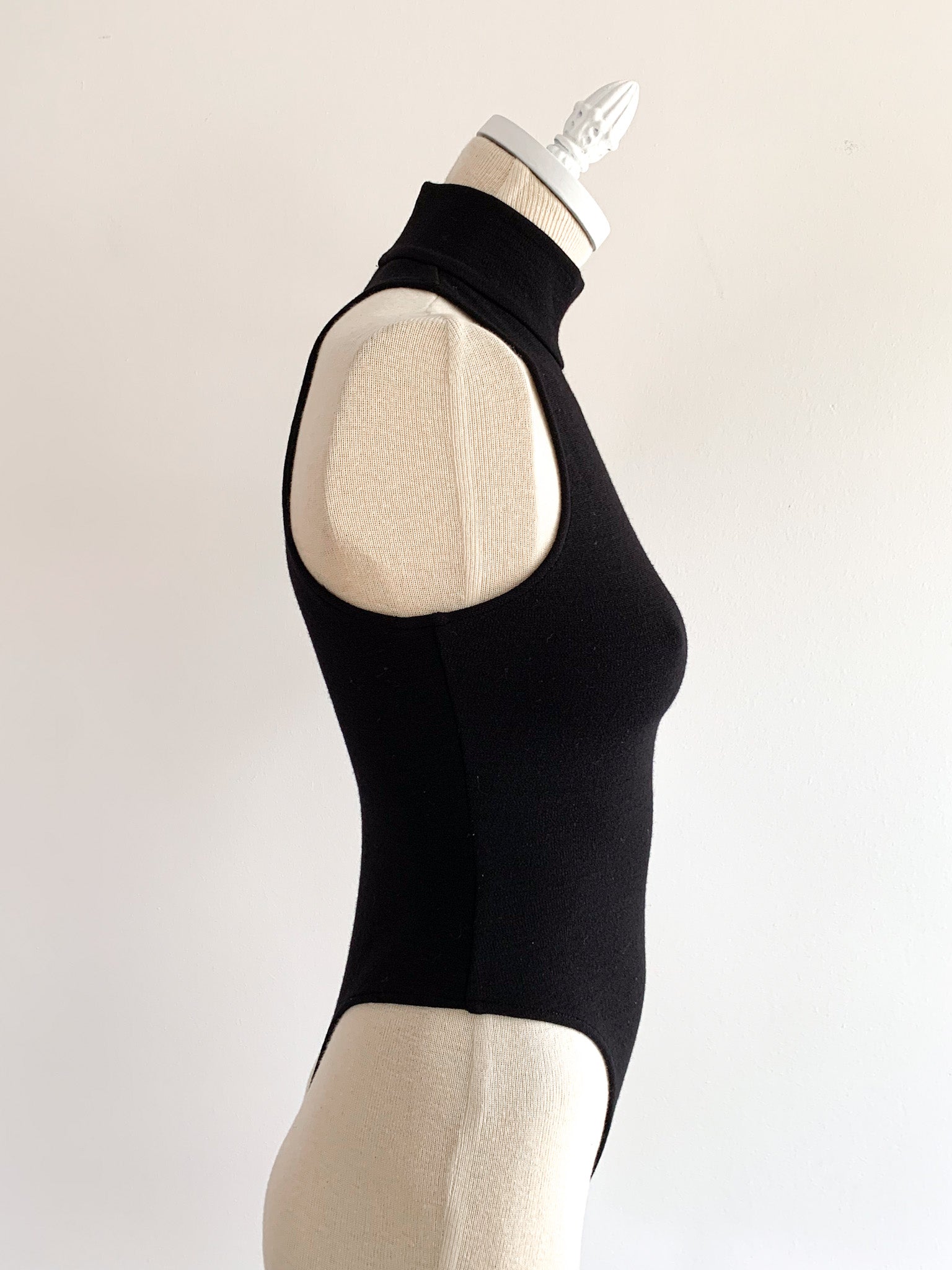 1980's Bebe High Neck Bodysuit