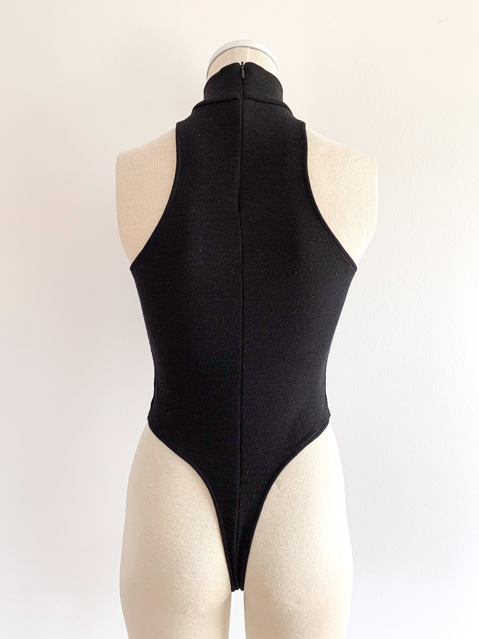 1980's Bebe High Neck Bodysuit