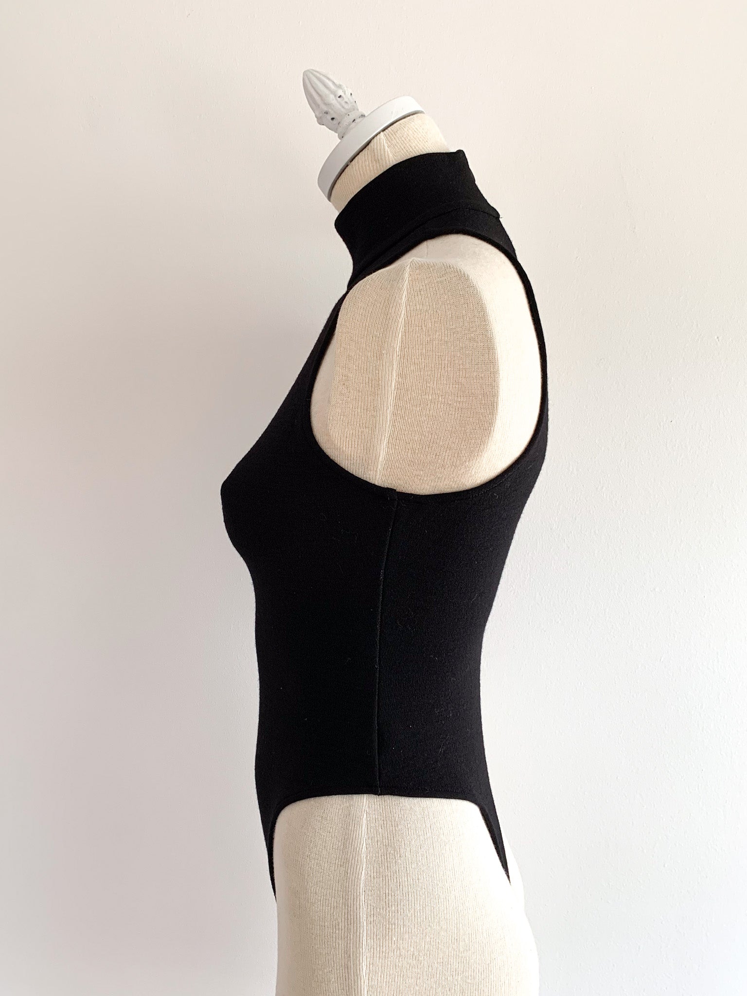 1980's Bebe High Neck Bodysuit