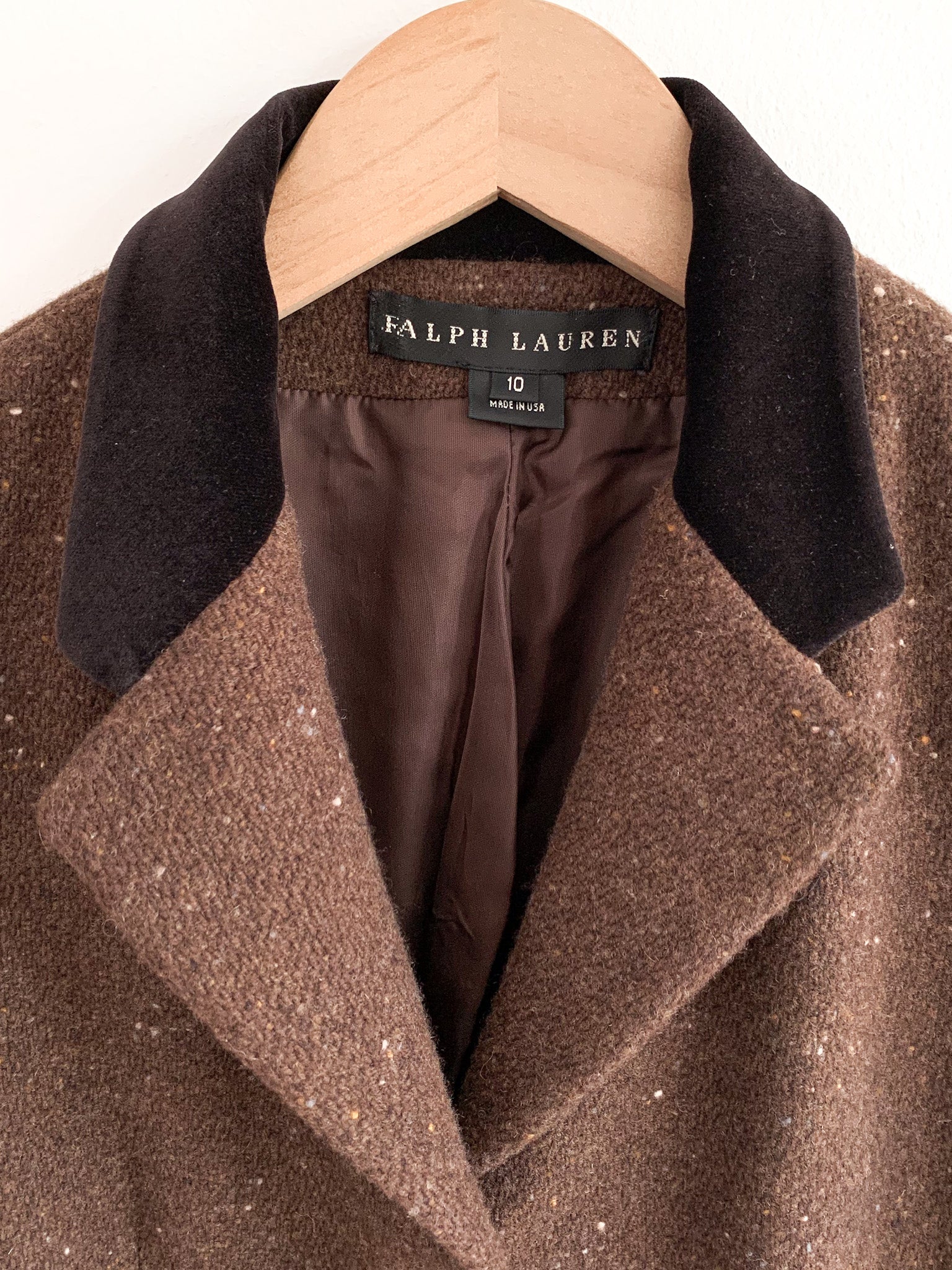 Ralph Lauren Velvet Collar Riding Blazer