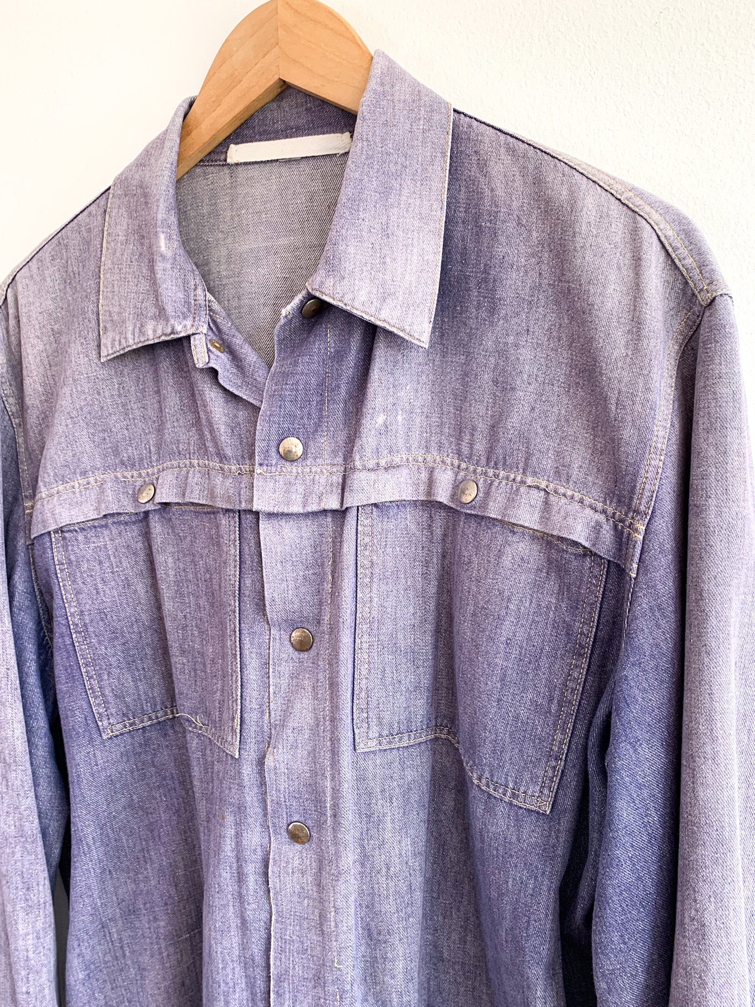 Spring Denim Faded Jacket