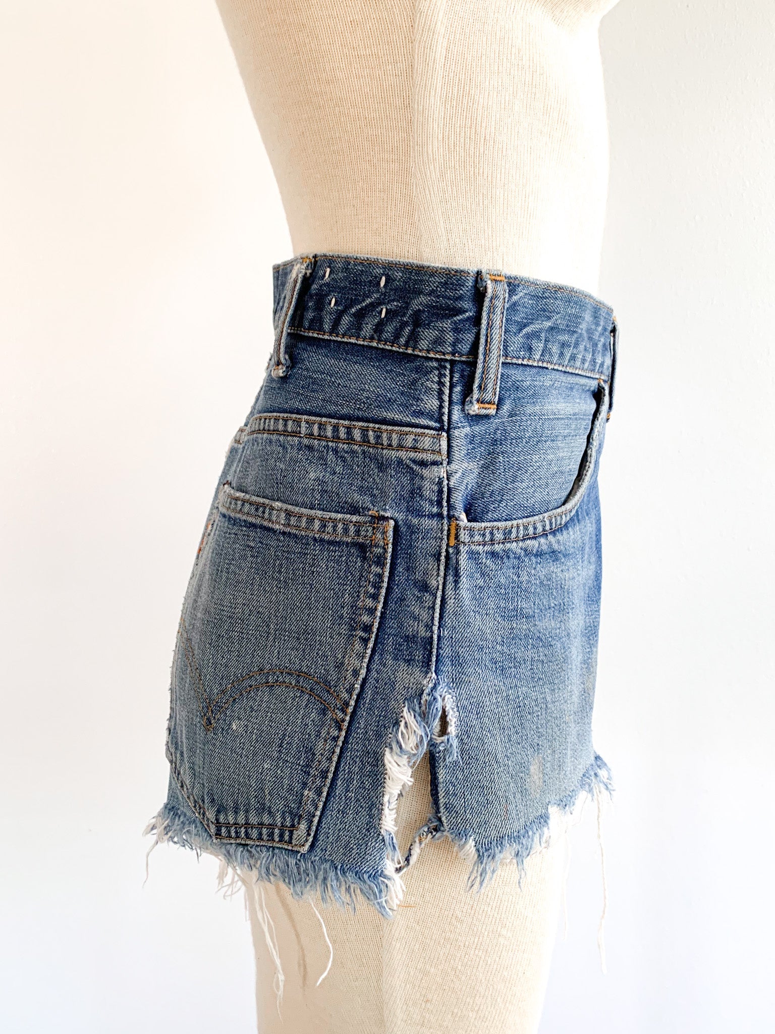 1970's Levi's Orange Tab USA Cutoffs