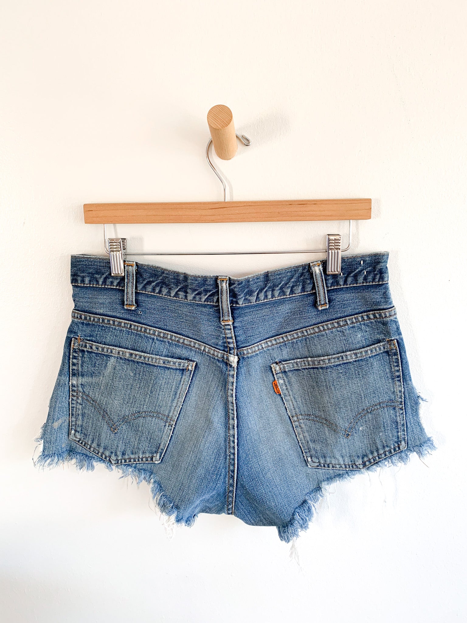 1970's Levi's Orange Tab USA Cutoffs