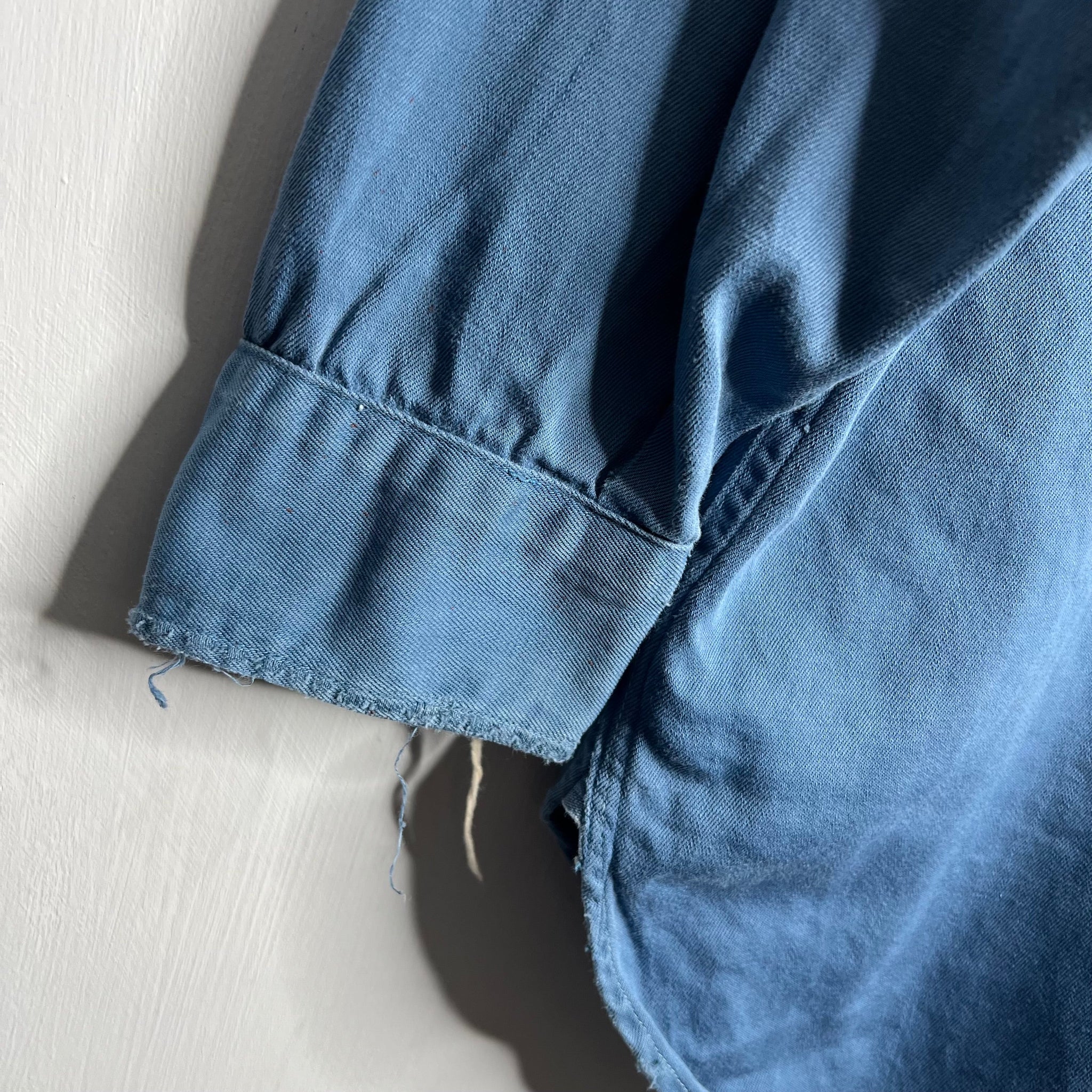 Top N Bottom Repaired Work Shirt - 1950s
