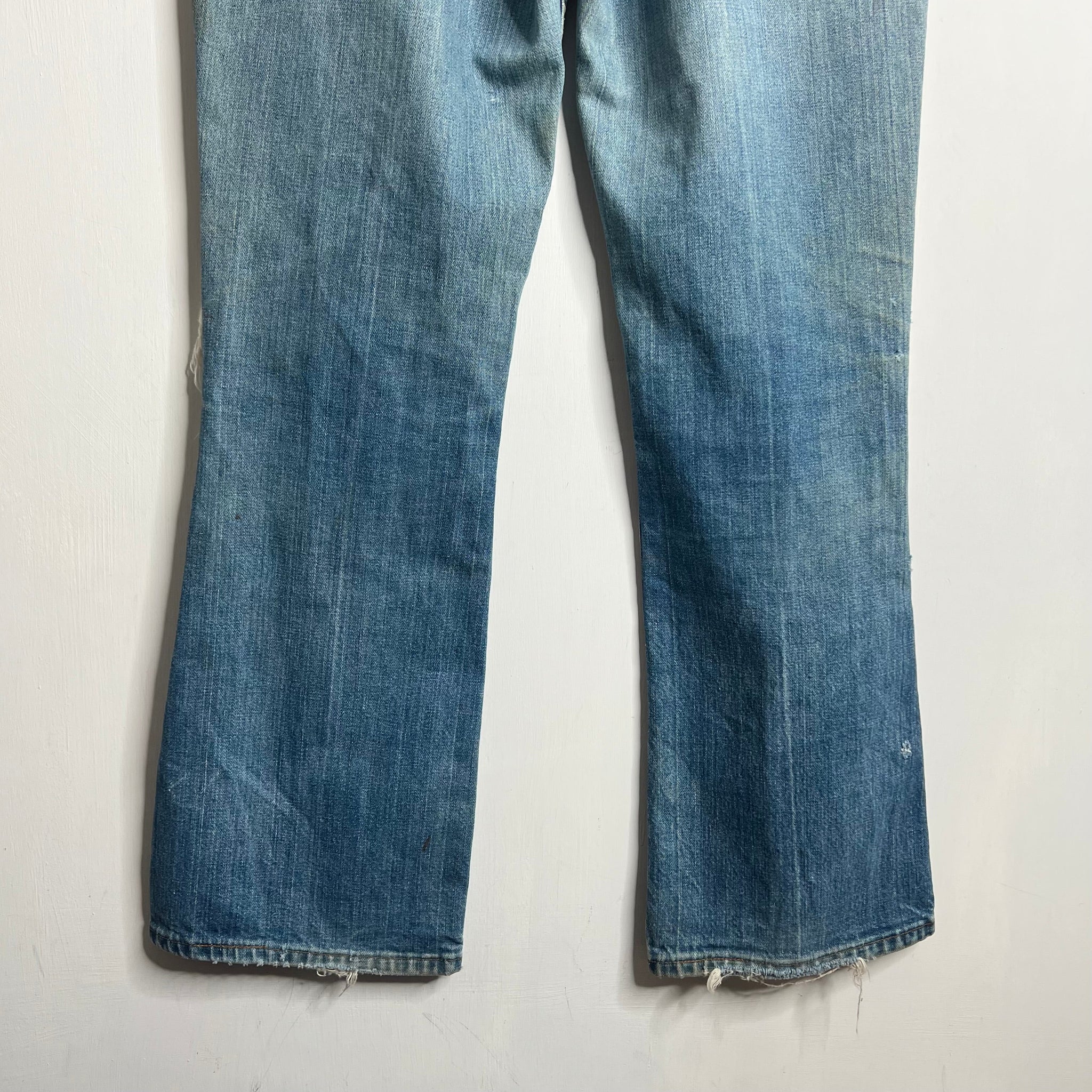 Thrashed + Repaired Maverick Jeans - Early 70s