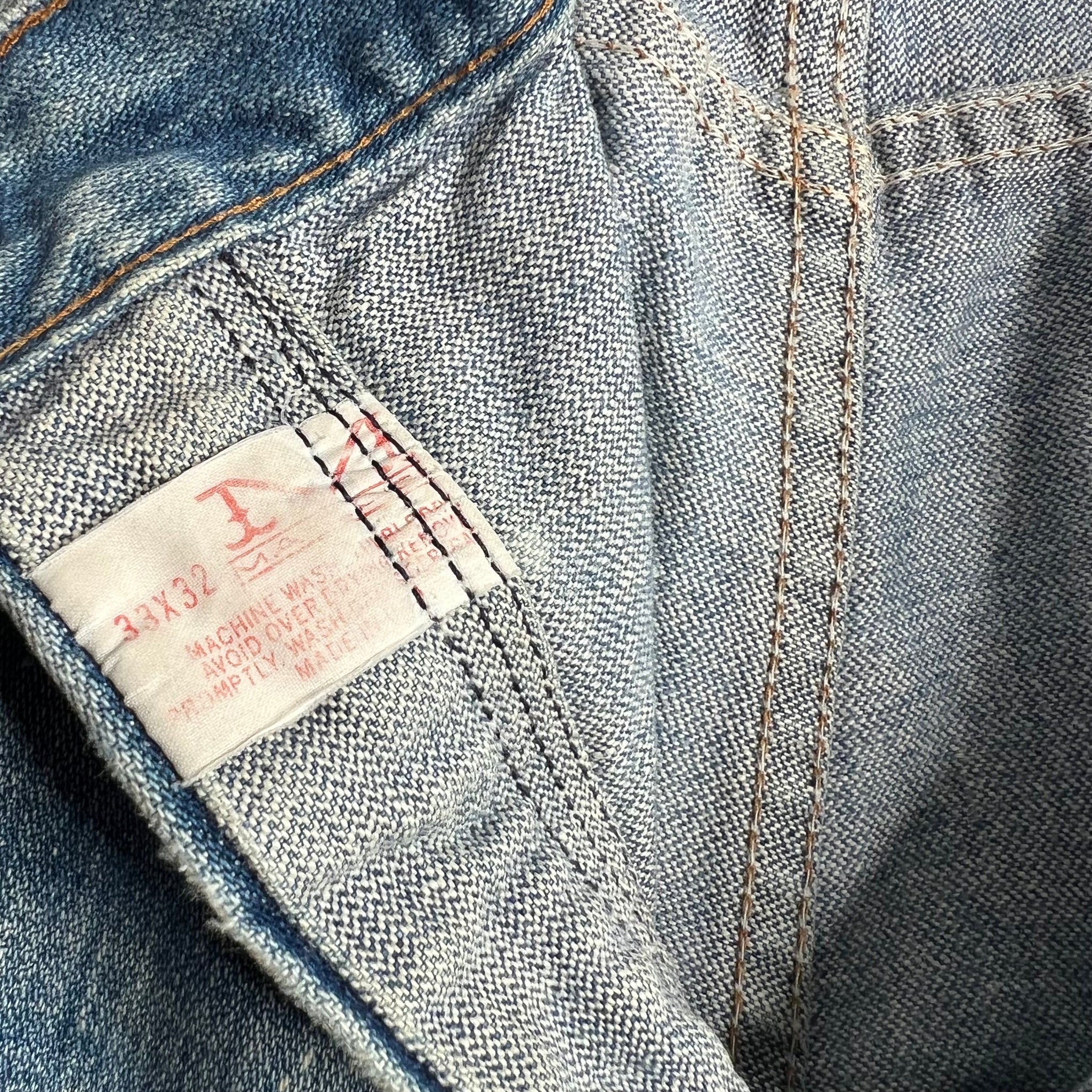 Thrashed + Repaired Maverick Jeans - Early 70s