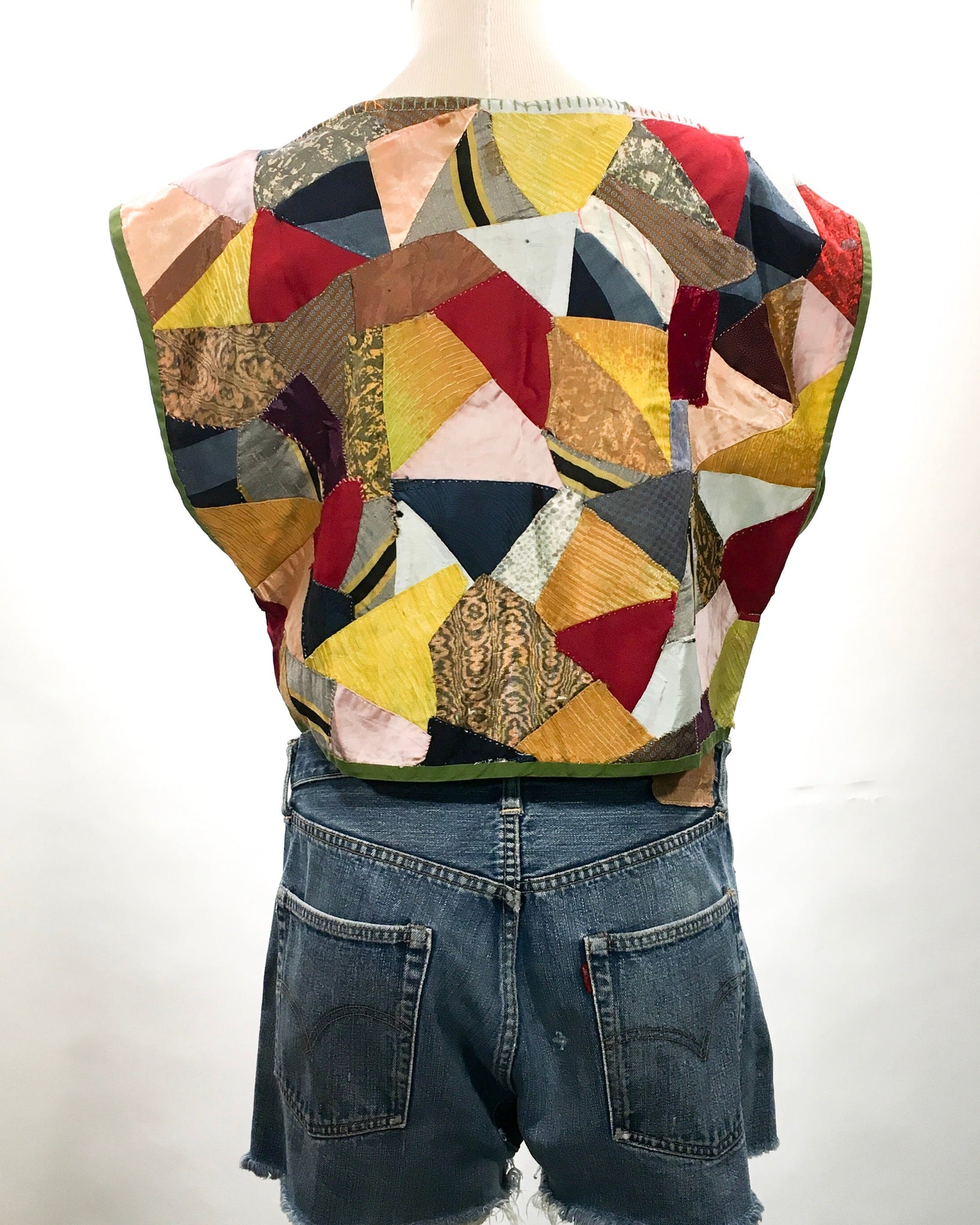 Handmade Crop Top from 1940s Quilt