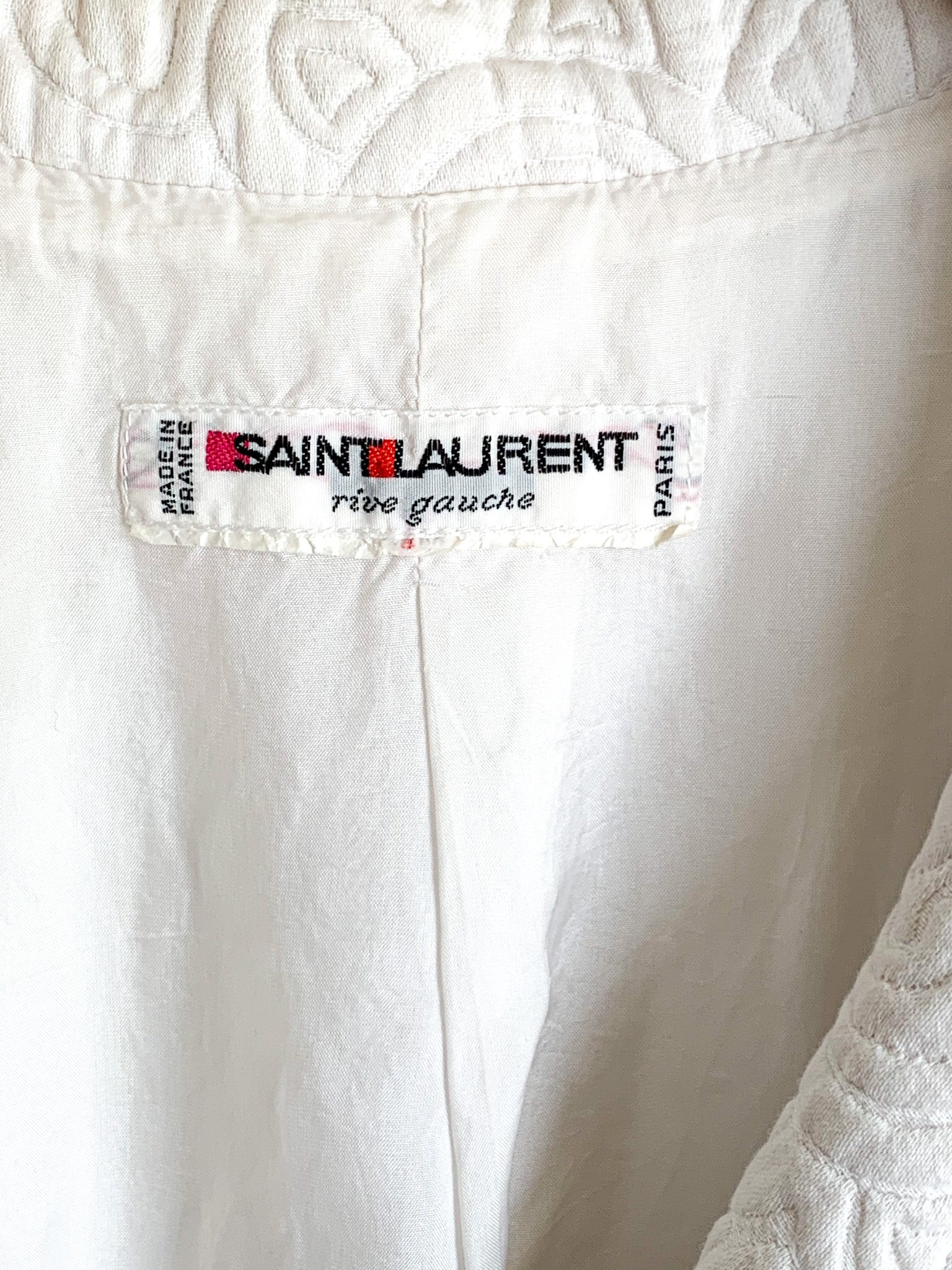 Saint Laurent Trapunto Jacket