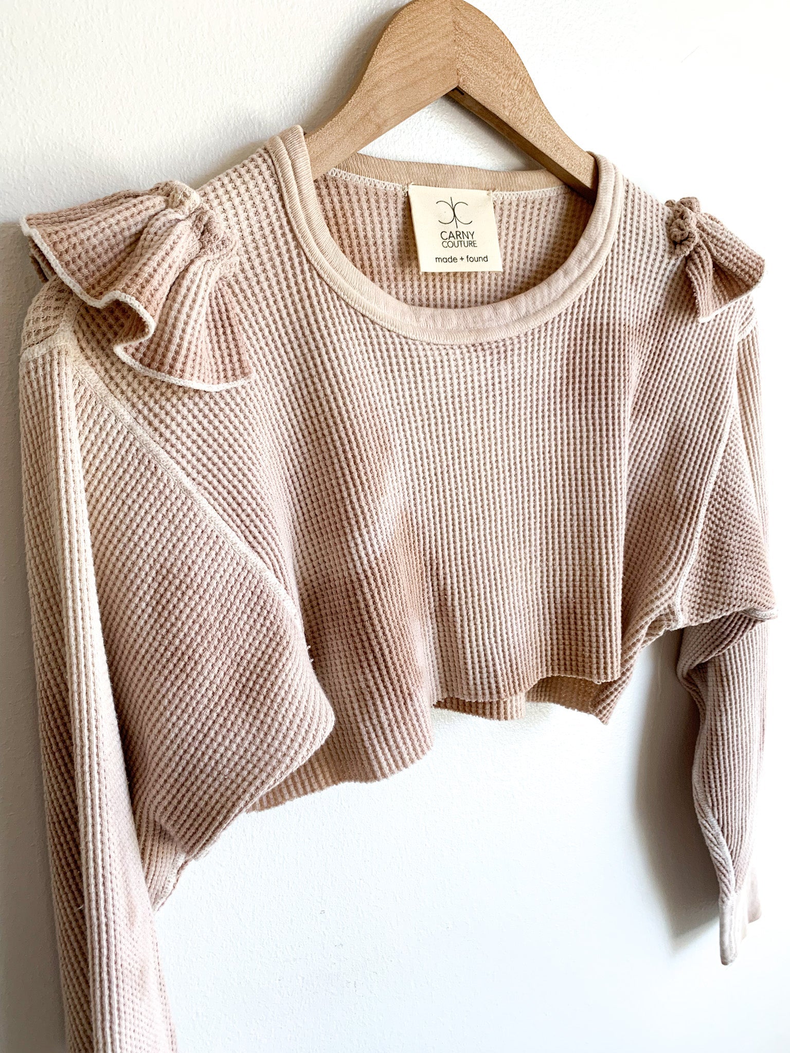 Remade Cropped Ruffle Thermal