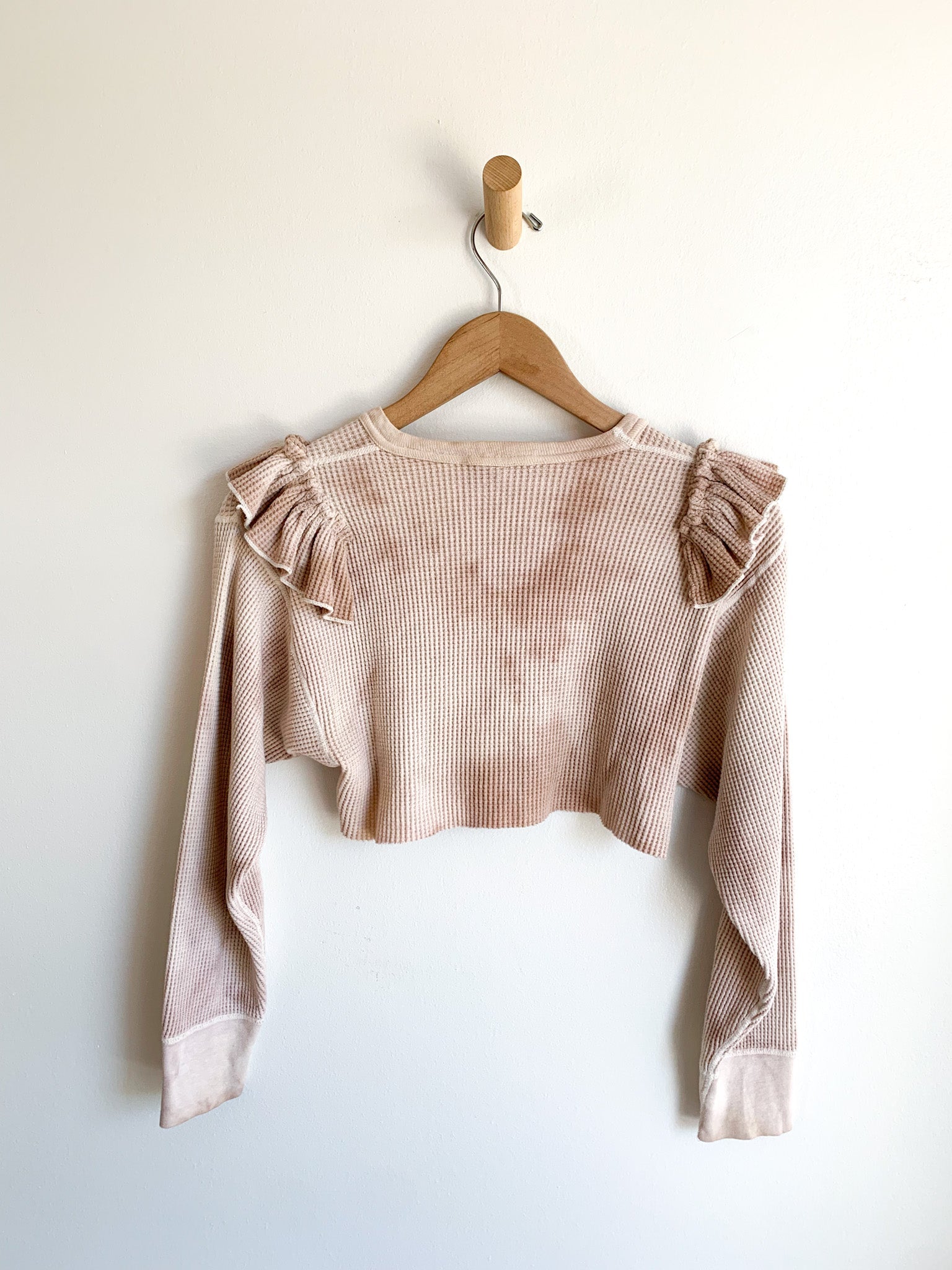 Remade Cropped Ruffle Thermal