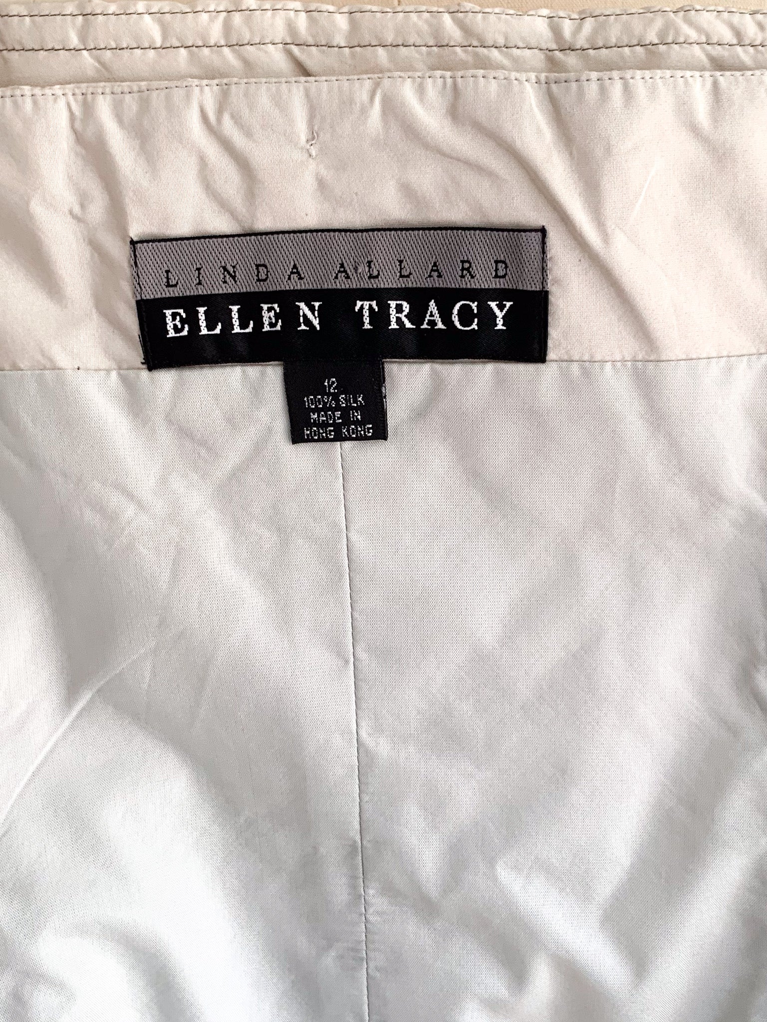 Ellen Tracy Silk Bustier