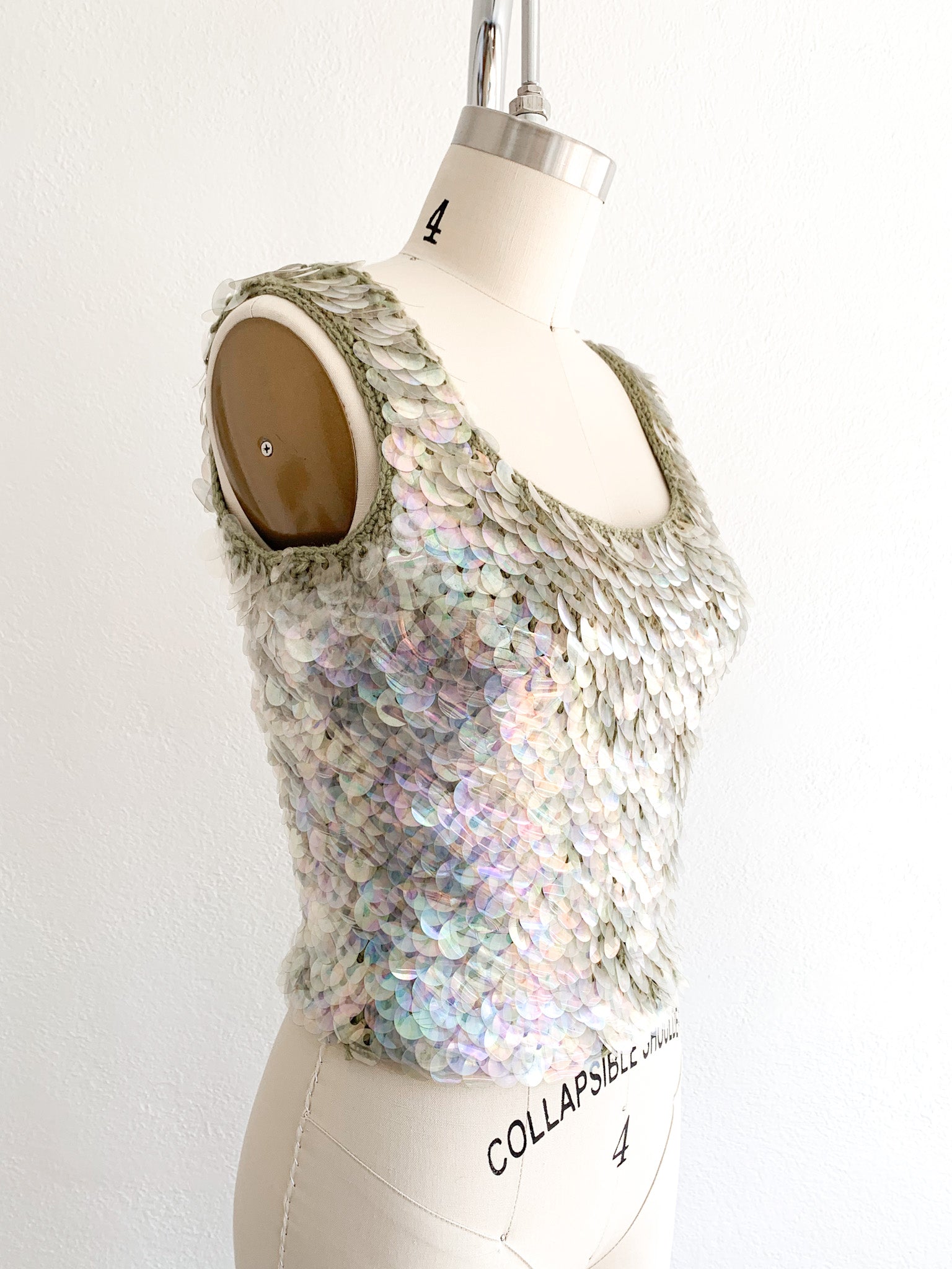 Opal Paillete Sweater Tank