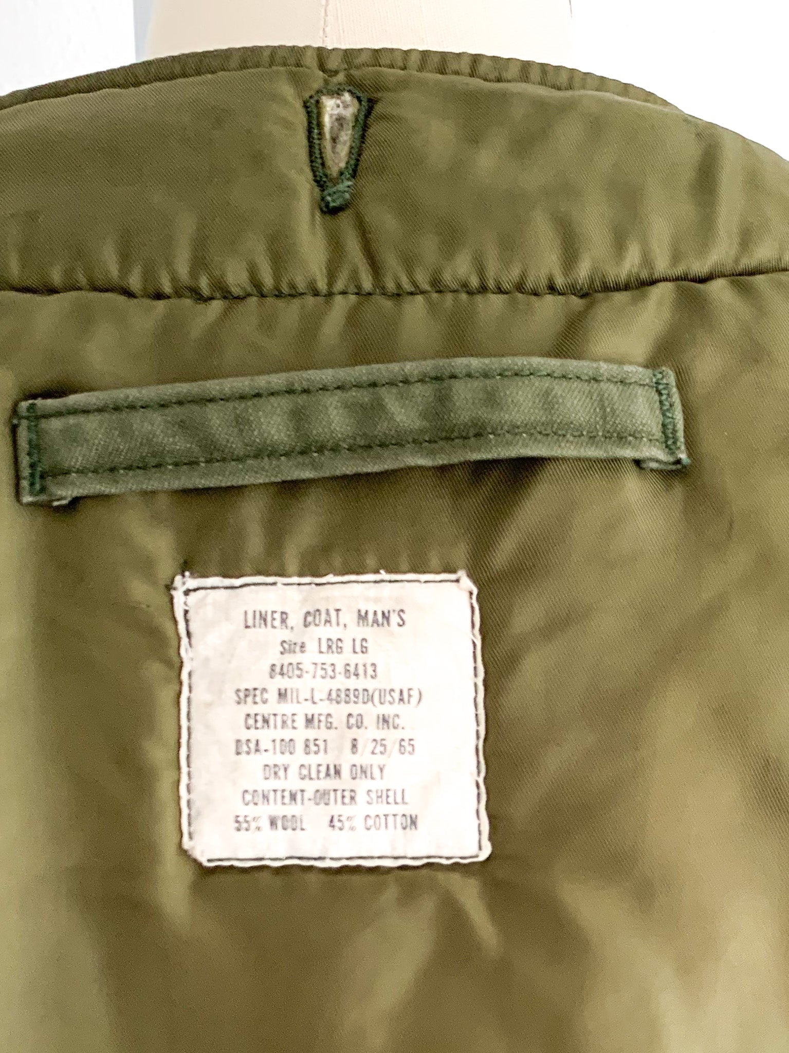 1965 US Air Force Jacket Liner