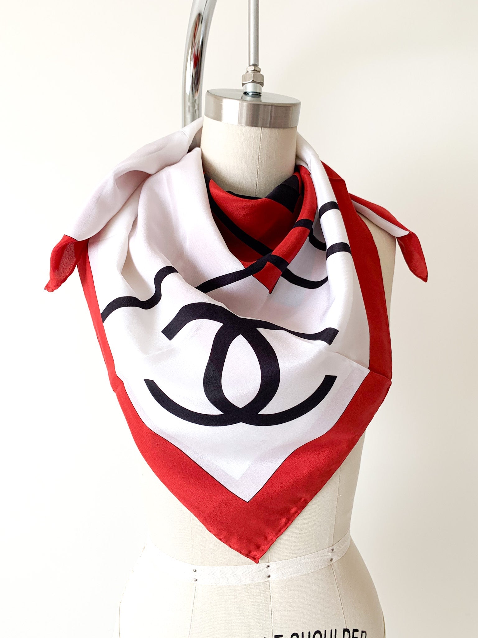 Chanel Mondrian Silk Scarf