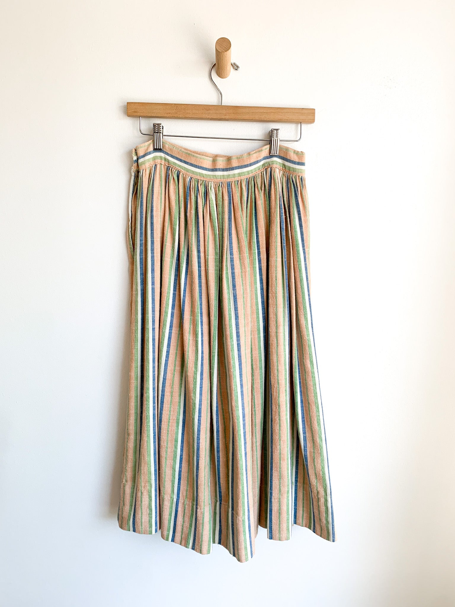 1940's Pastel Stripe Skirt