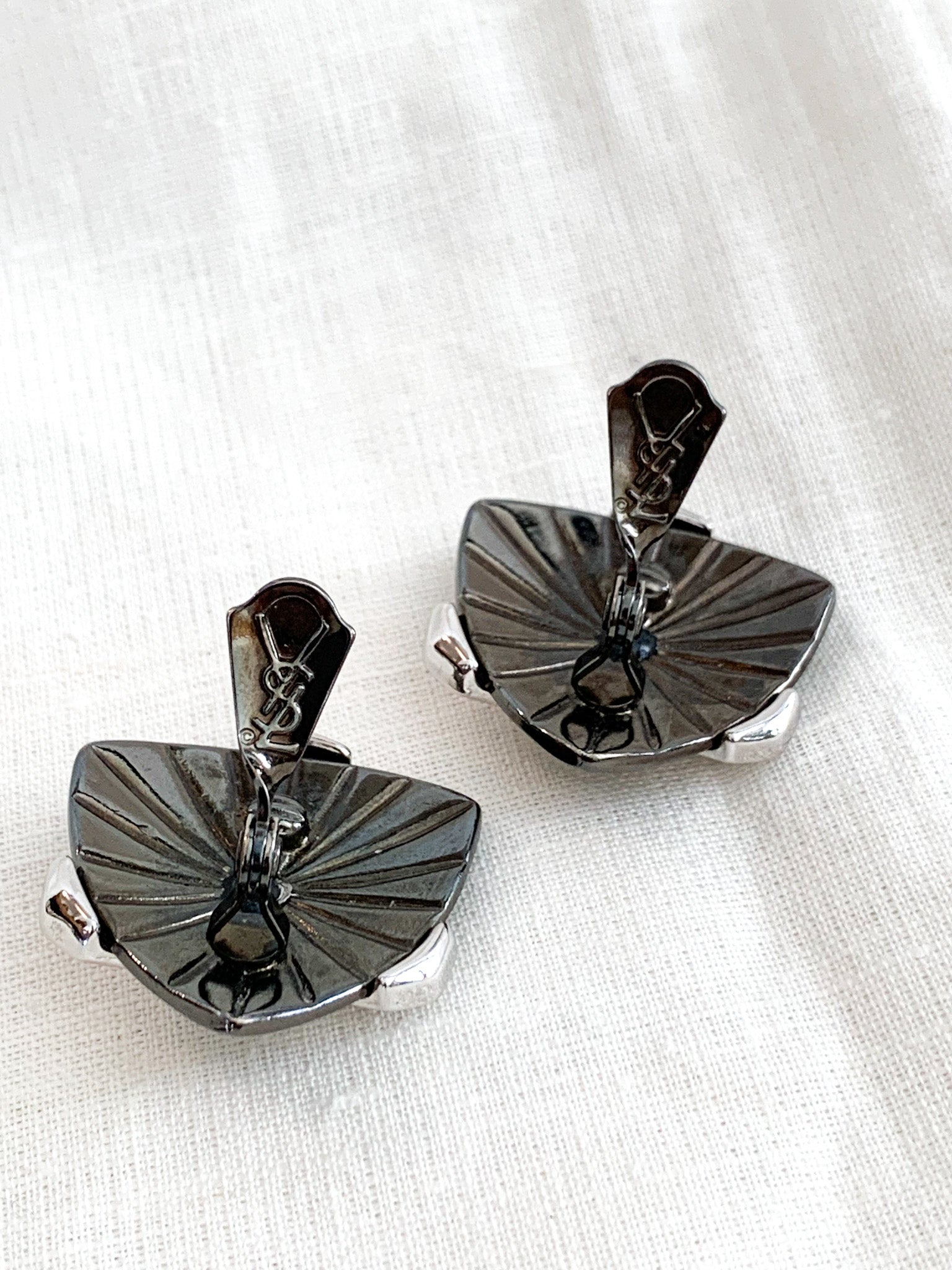 Yves Saint Laurent Clip Earrings