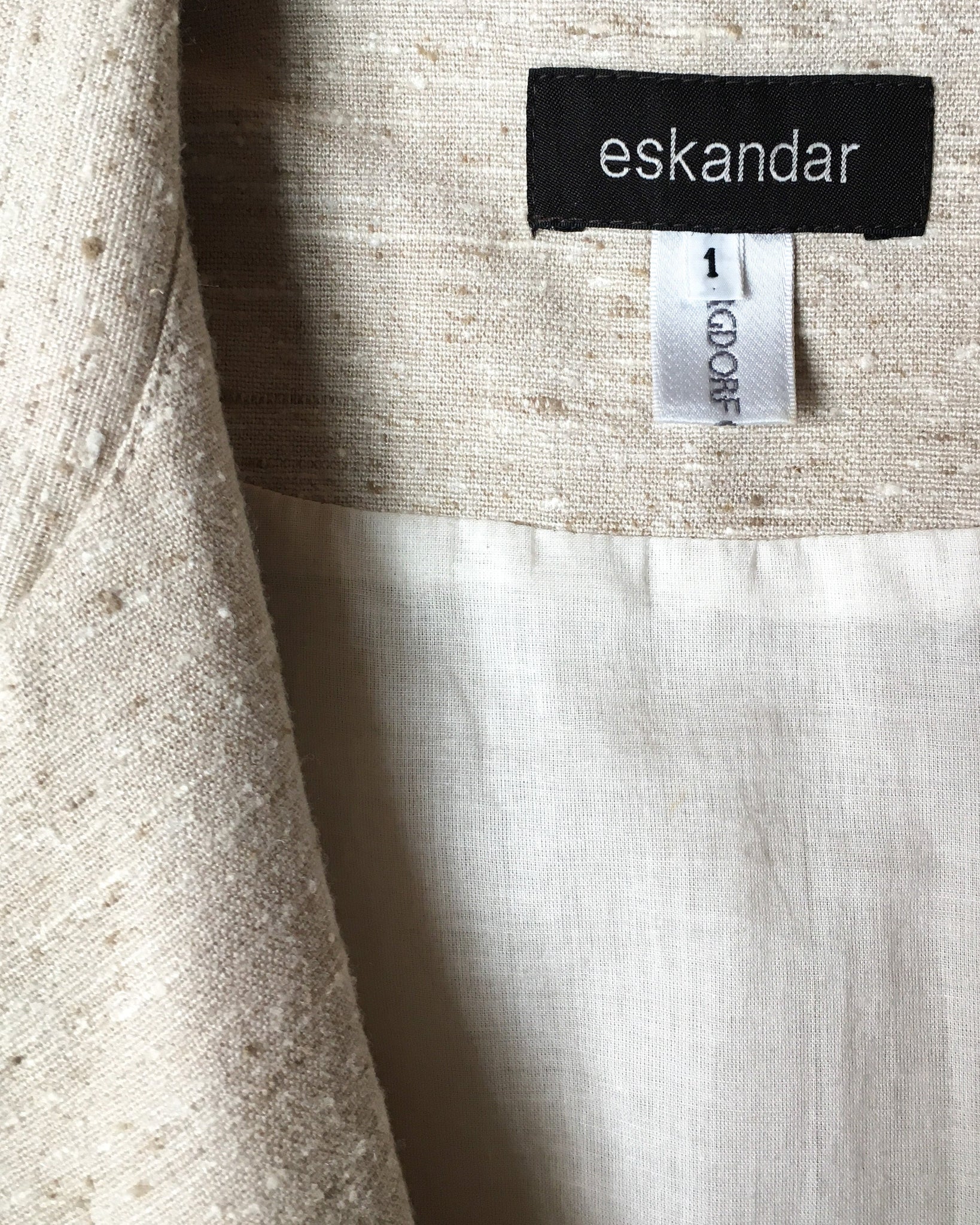 Eskandar Linen Suit