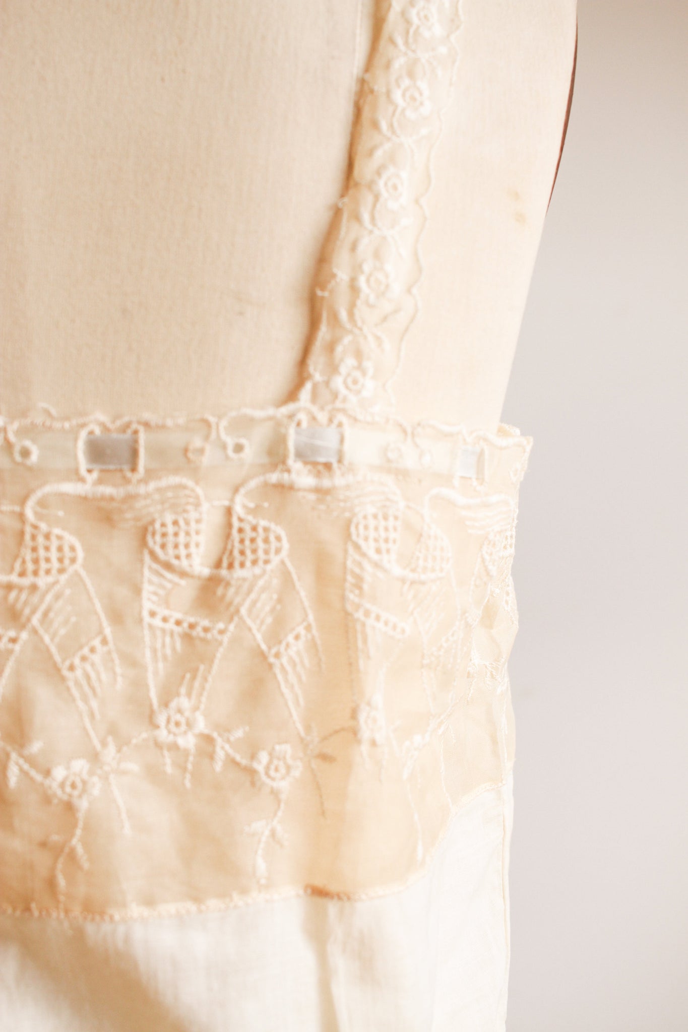 Antique Embroidered Eyelet Camisole