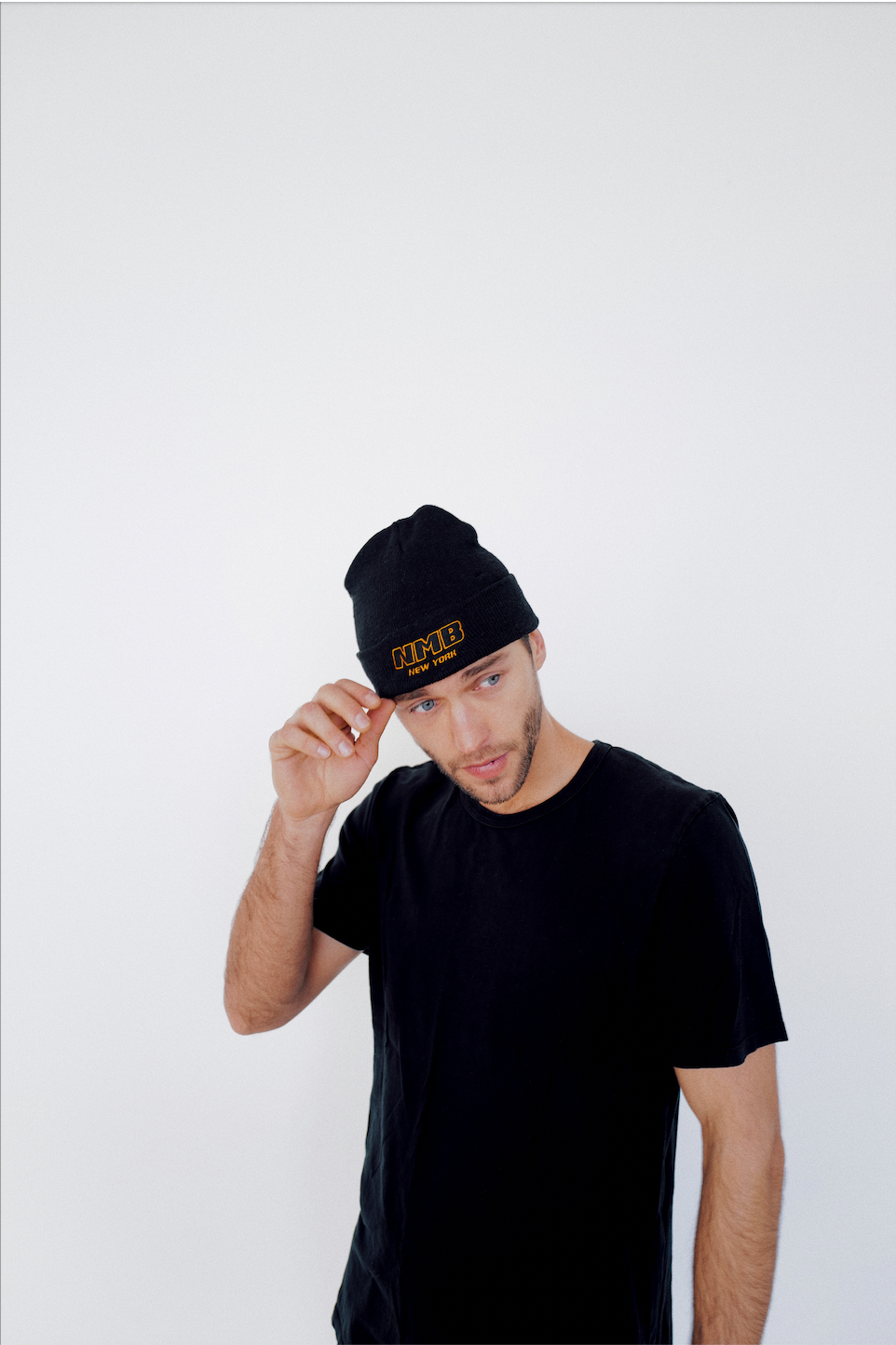 NMB New York Black Beanie