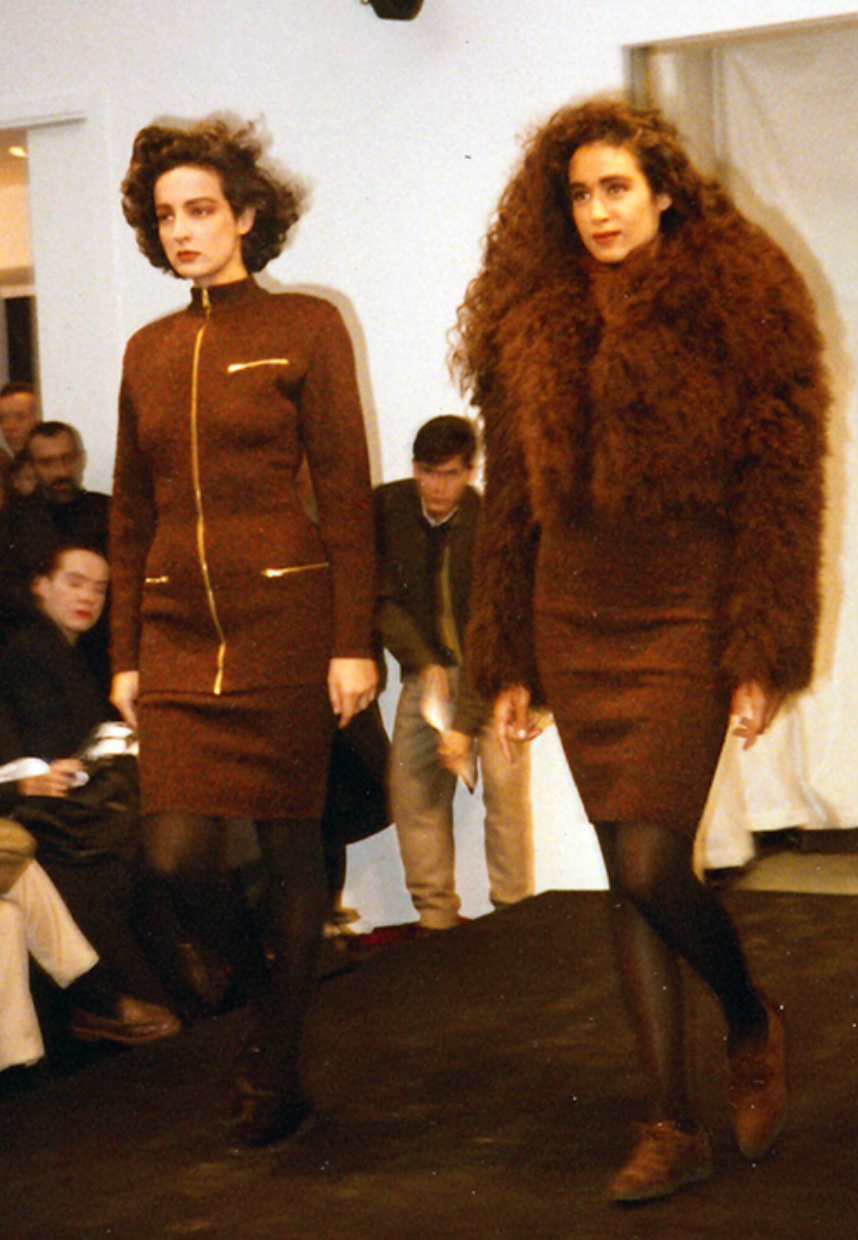 Azzedine Alaia 1986 デニム　ワンピース　コート Azzedine Alaia 1986 デニム ワンピース コート