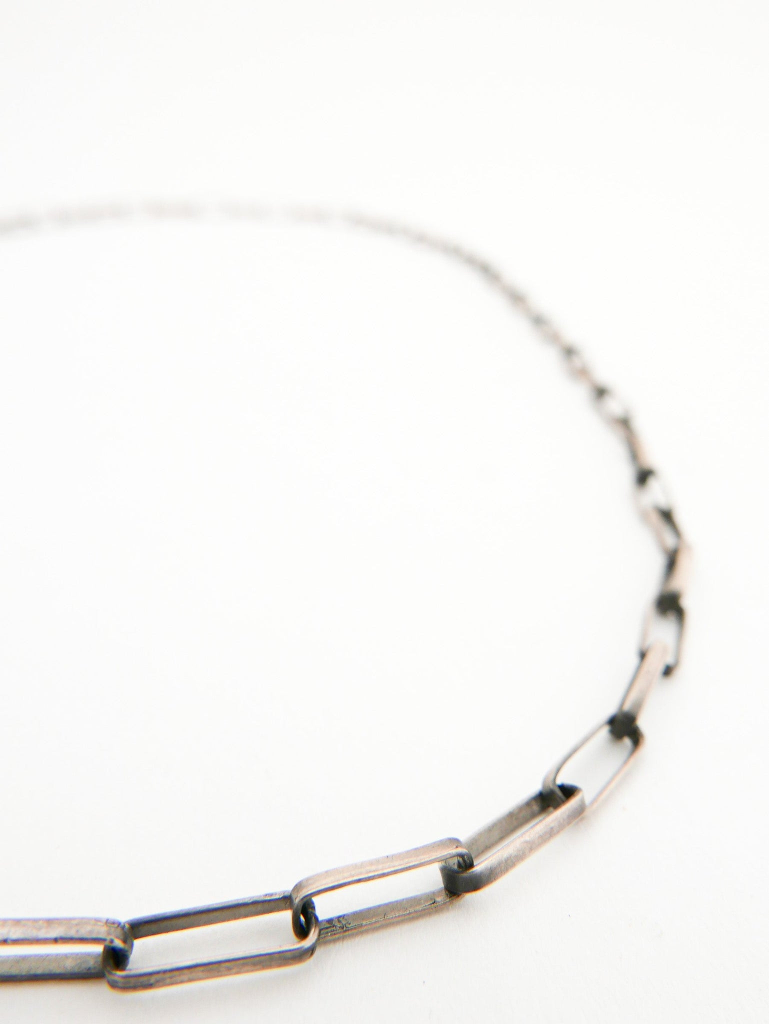 Sterling Silver Bench Made Chain Necklace