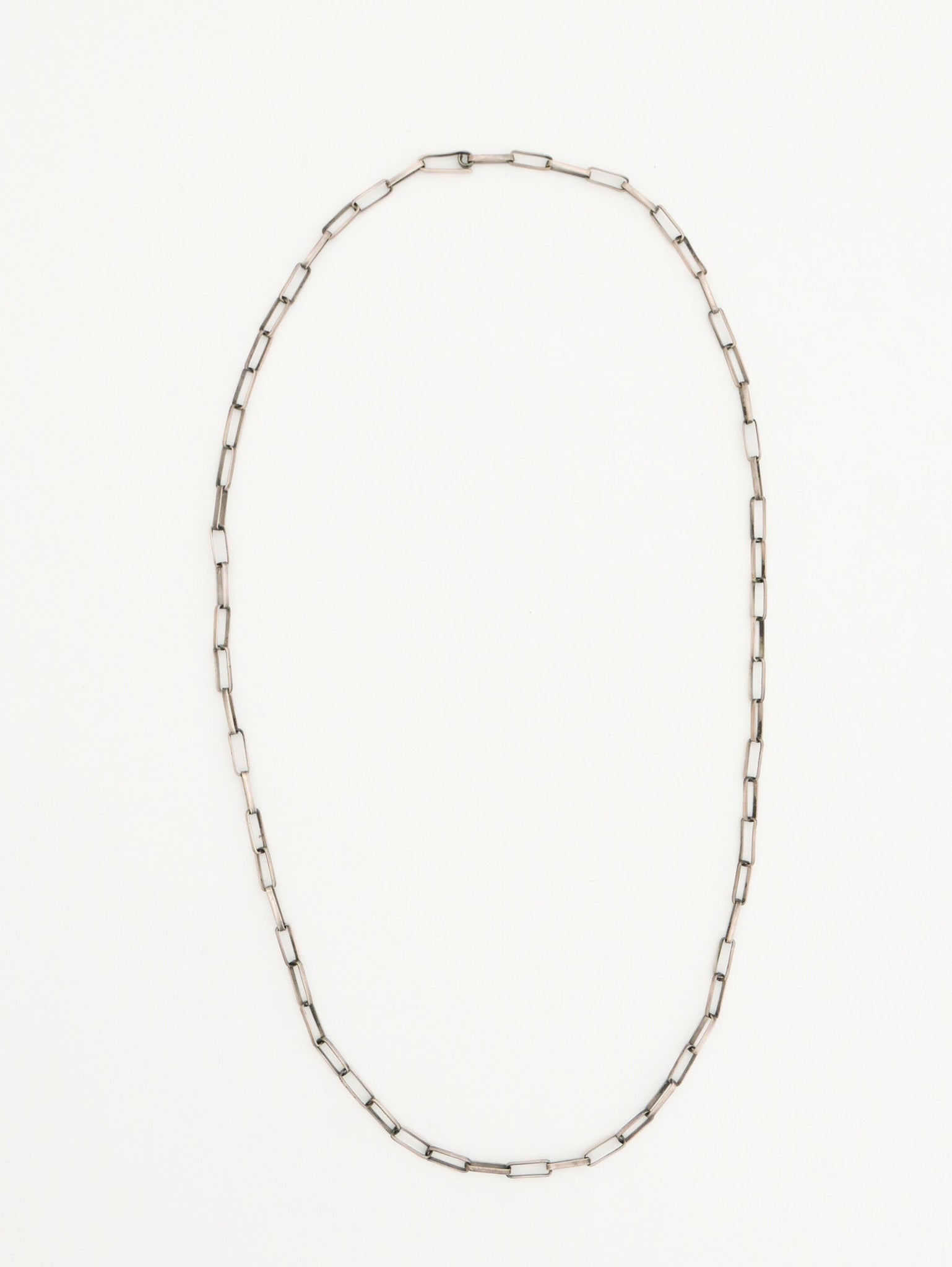 Sterling Silver Bench Made Chain Necklace