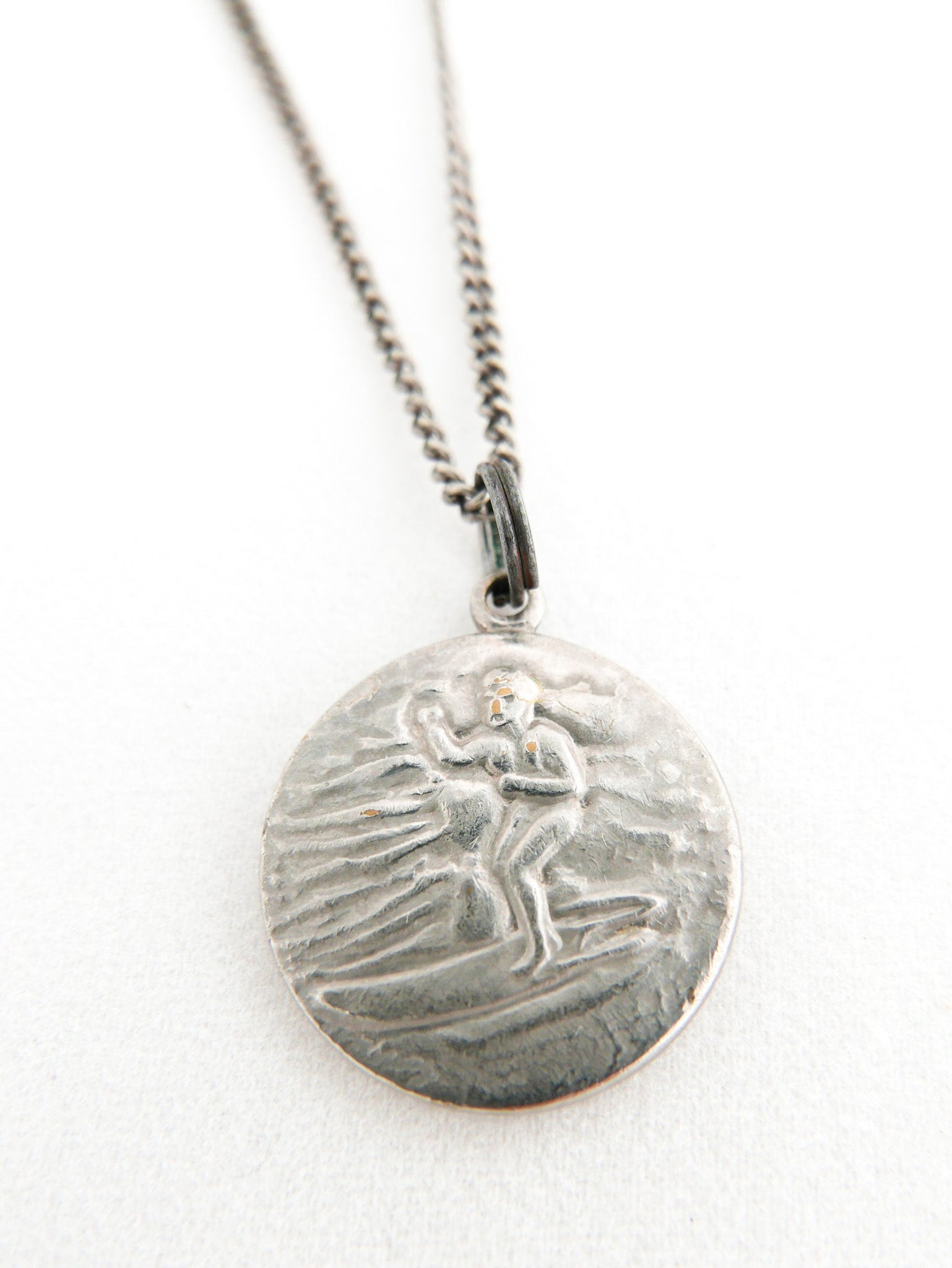 St. Christopher Surfer Necklace