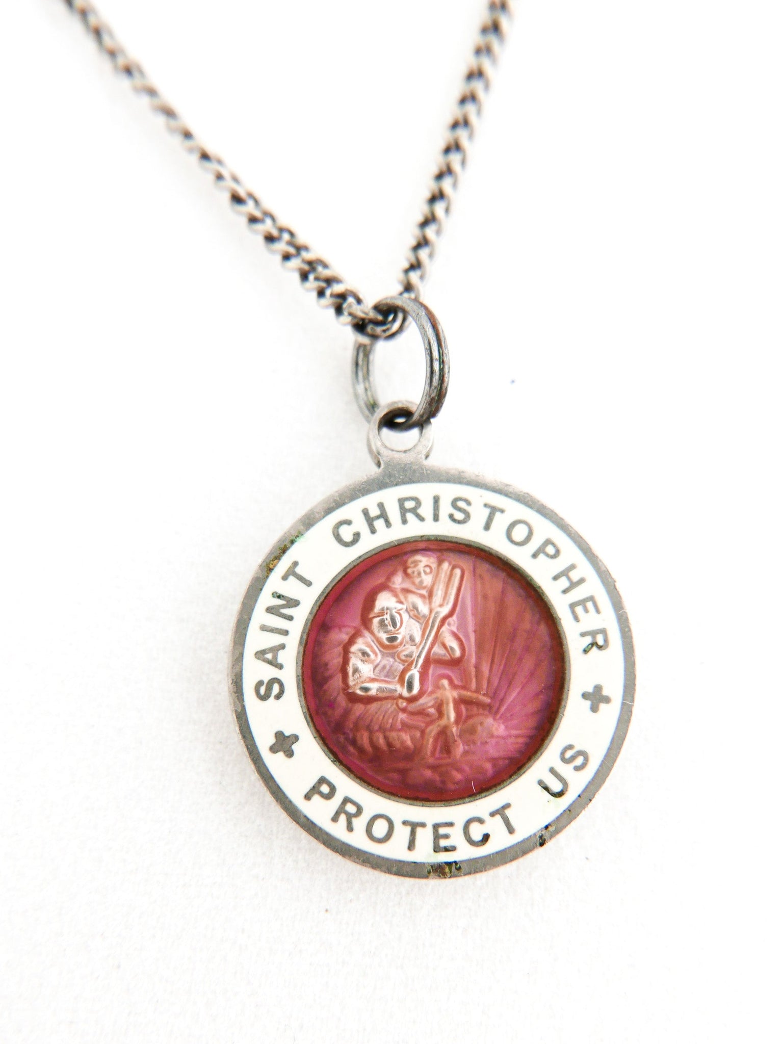 St. Christopher Surfer Necklace