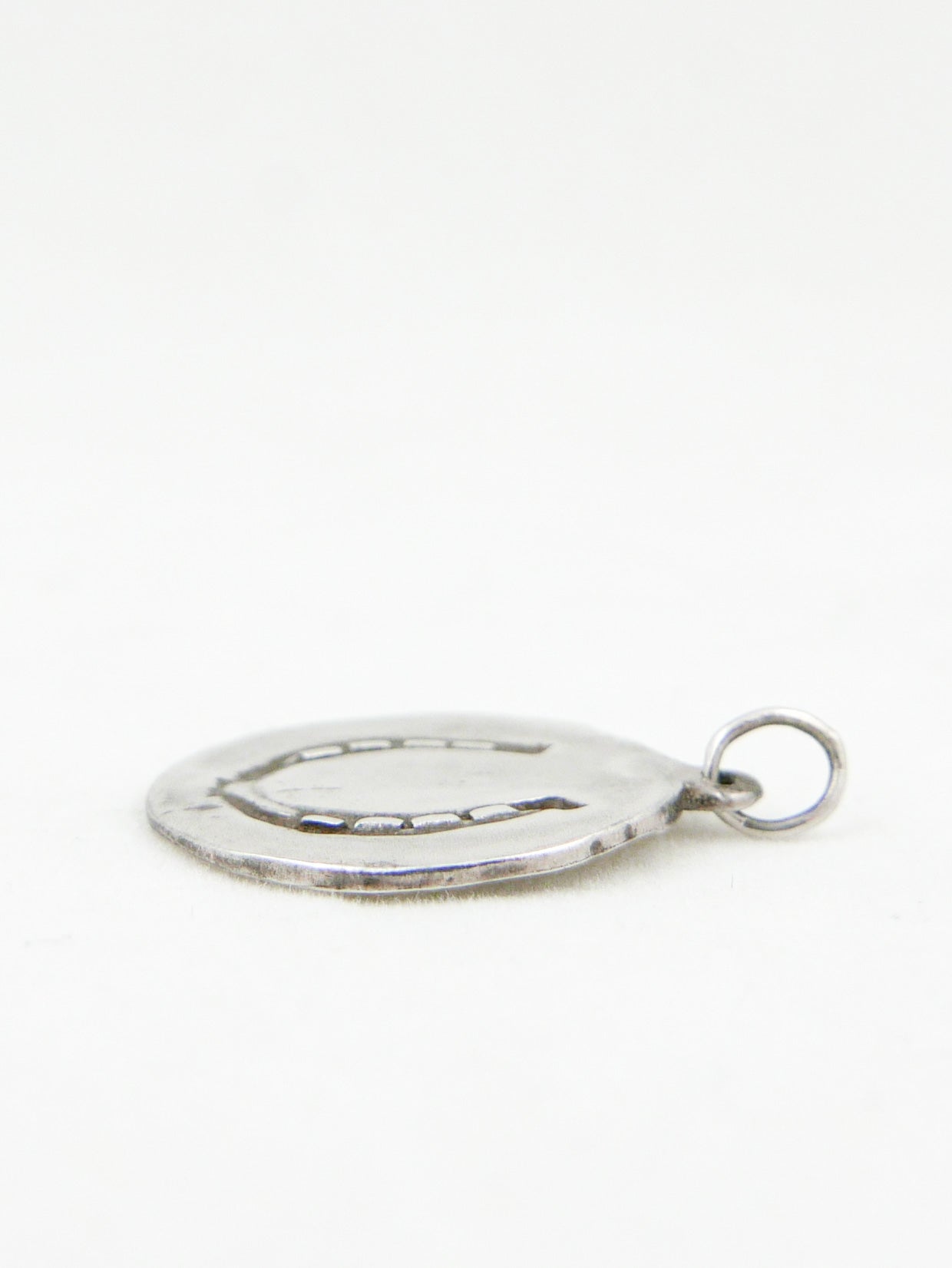 Good Luck Sterling Horseshoe Charm