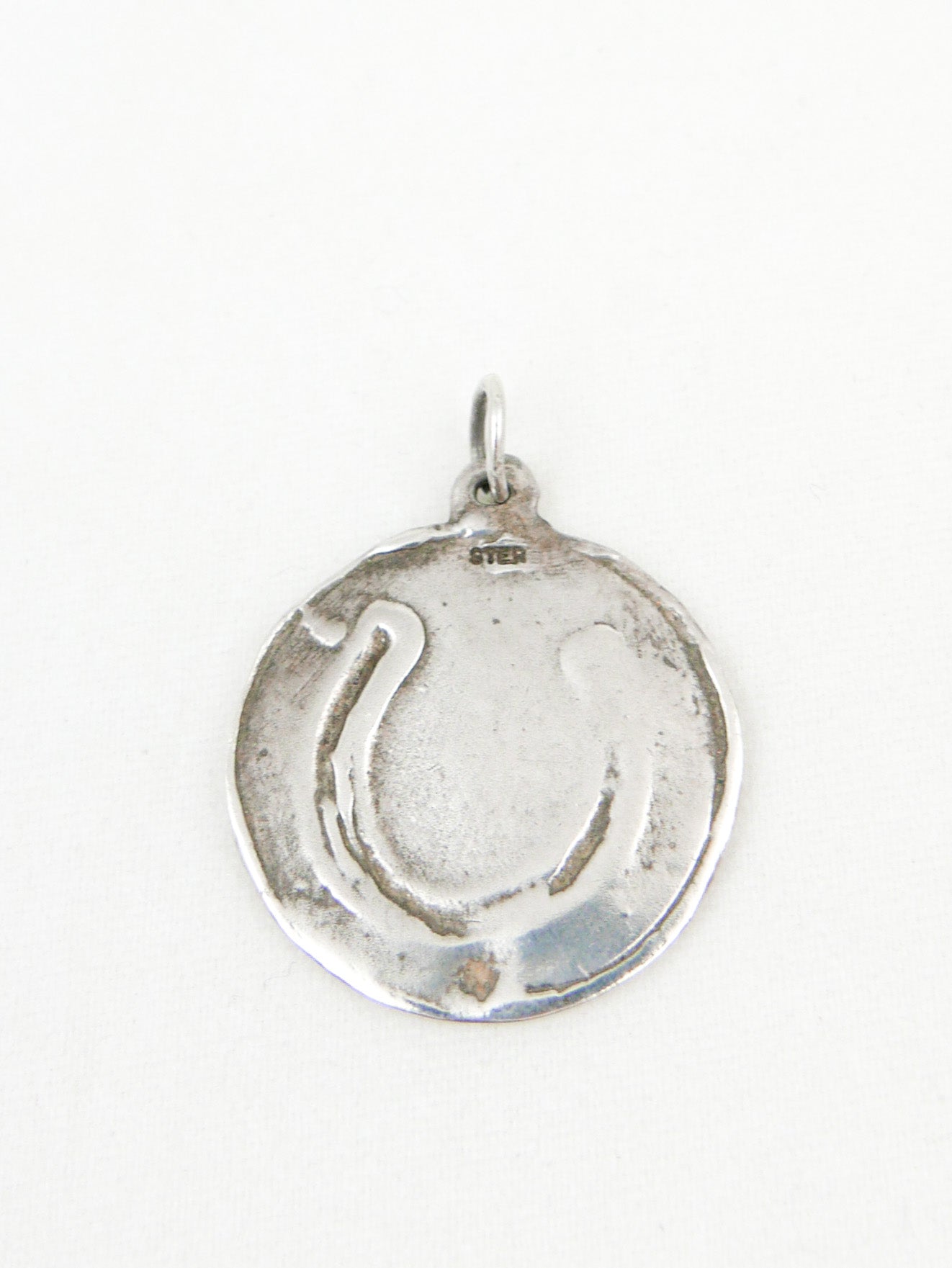 Good Luck Sterling Horseshoe Charm