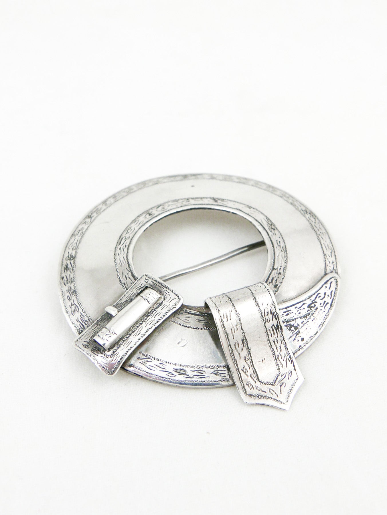 Sterling Buckle Pin