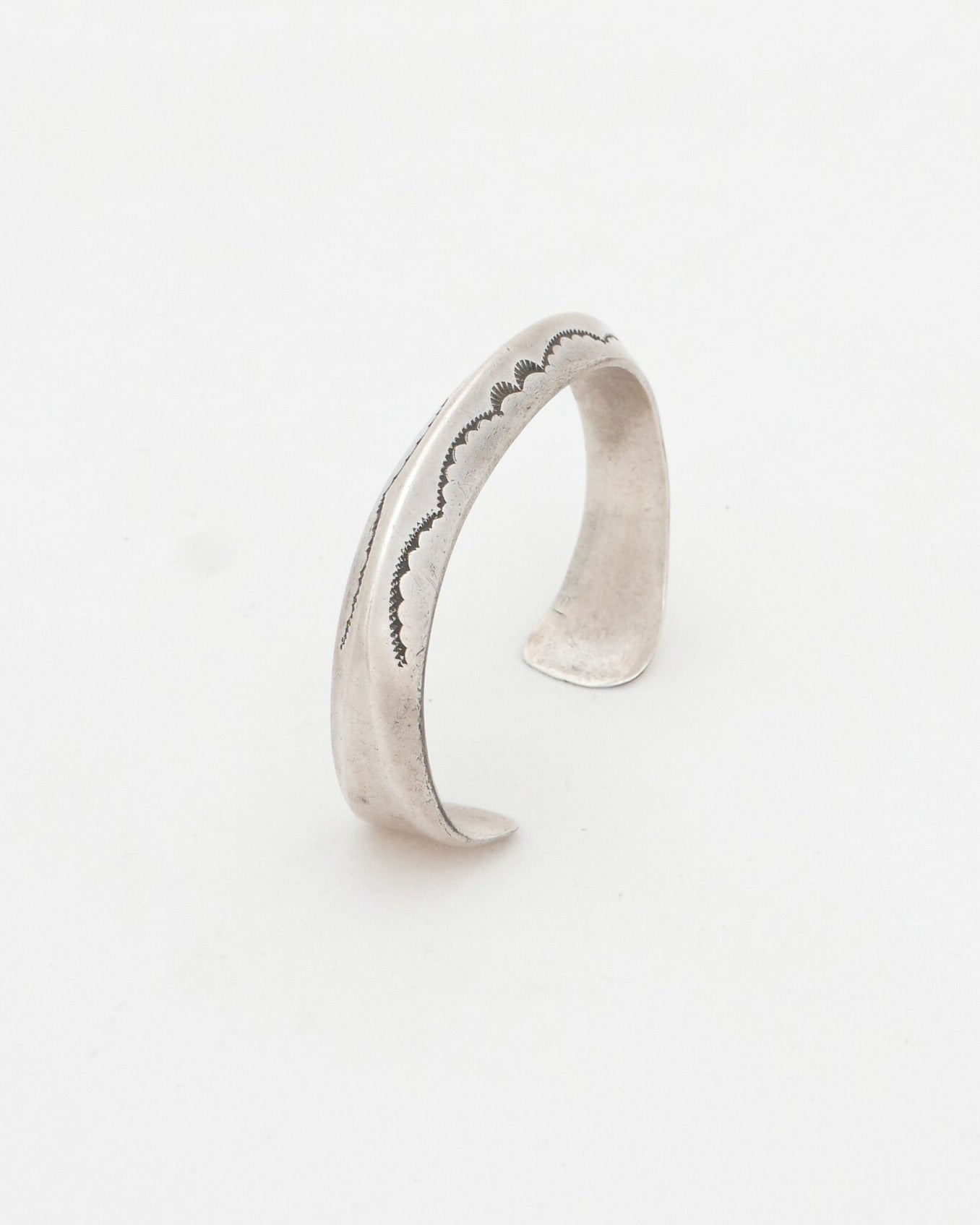 Tahe Sterling Stamped Cuff