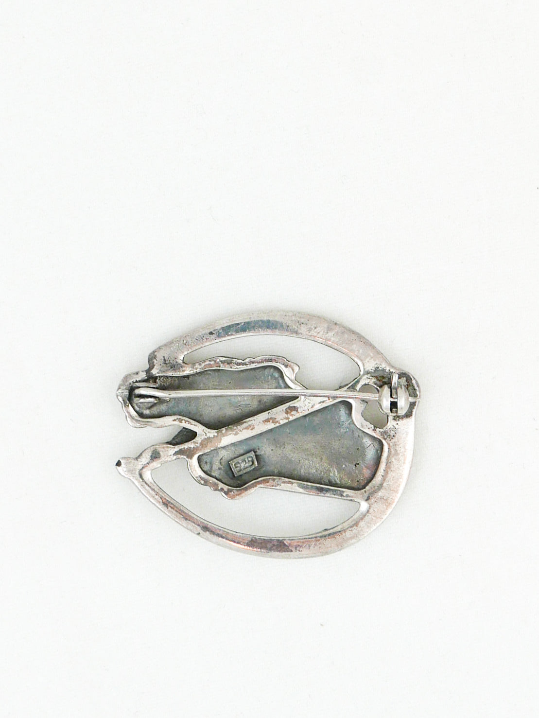 Sterling & Marcasite Horse Pin